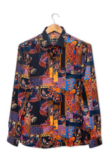 MULTI COLOURFUL ART WORK SHIRT