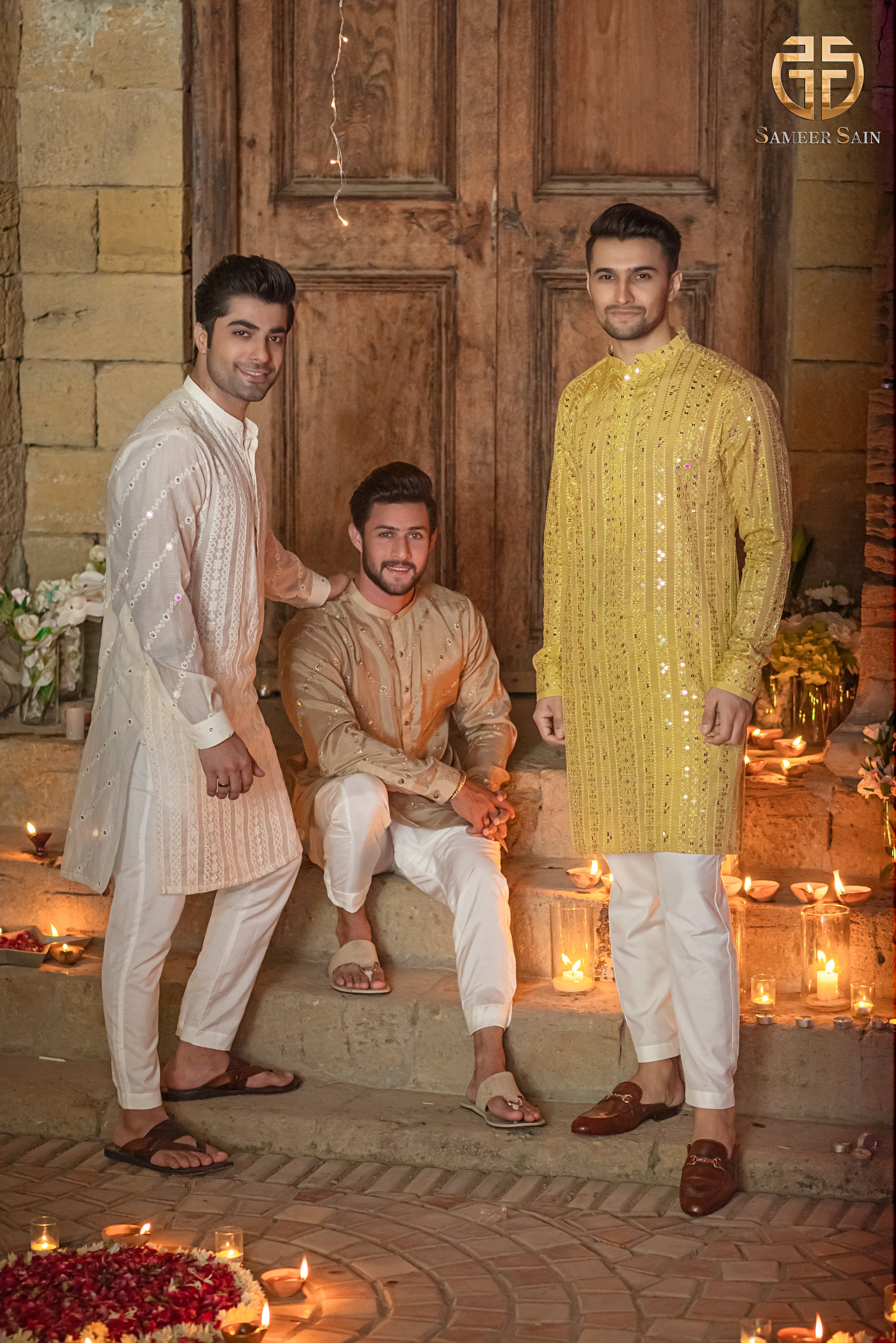 Yellow kurta and trouser