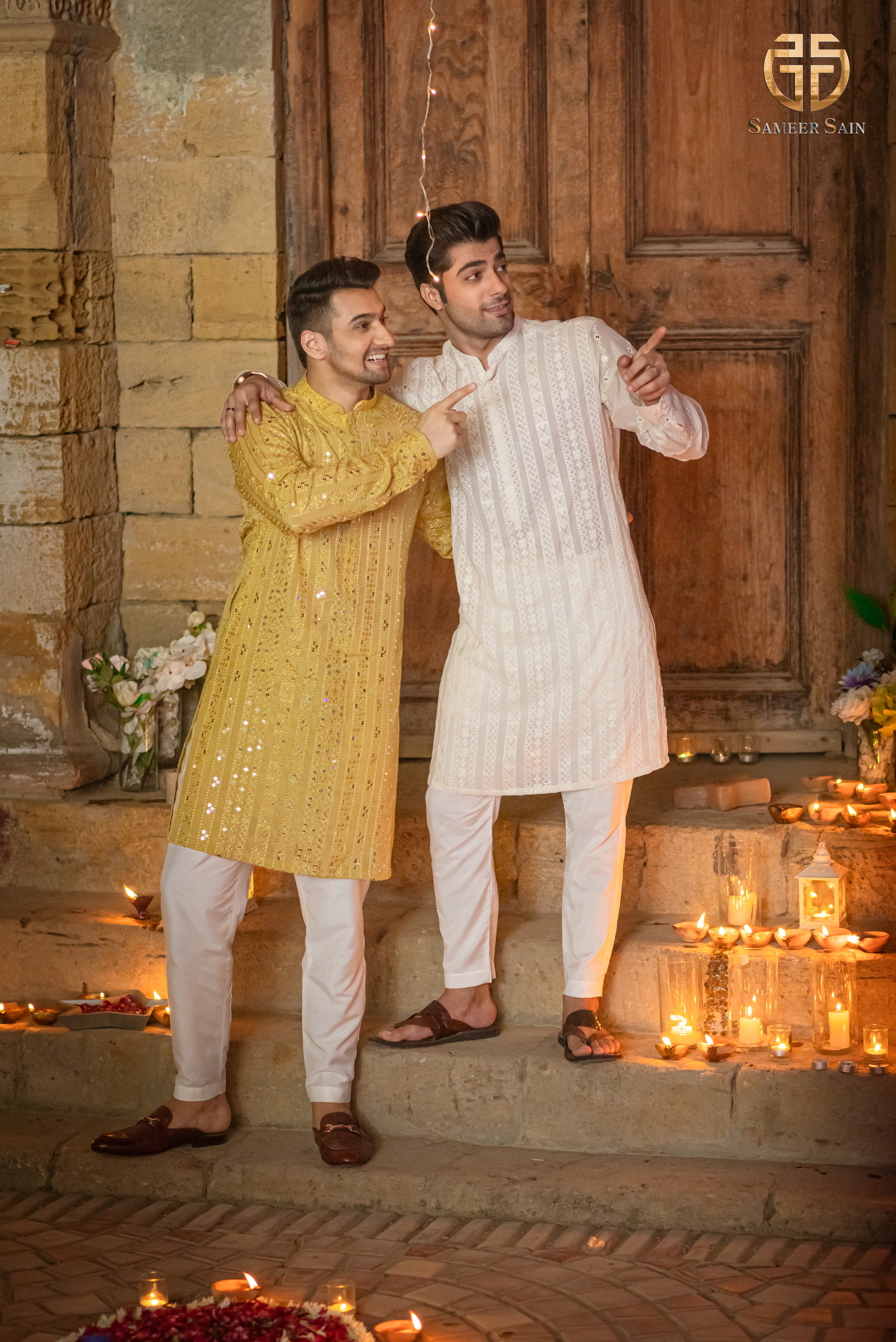 Yellow kurta and trouser