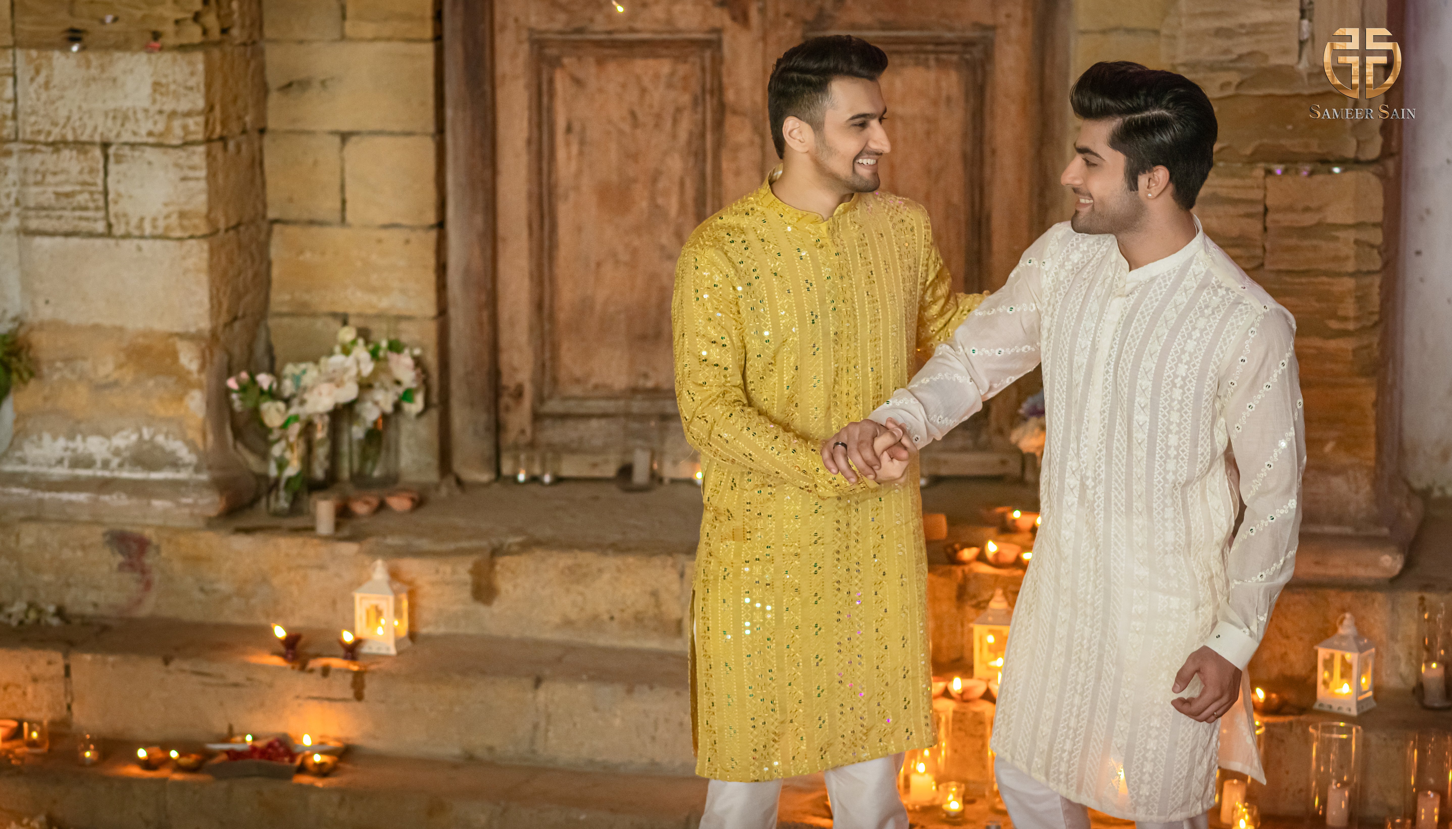 Yellow kurta and trouser