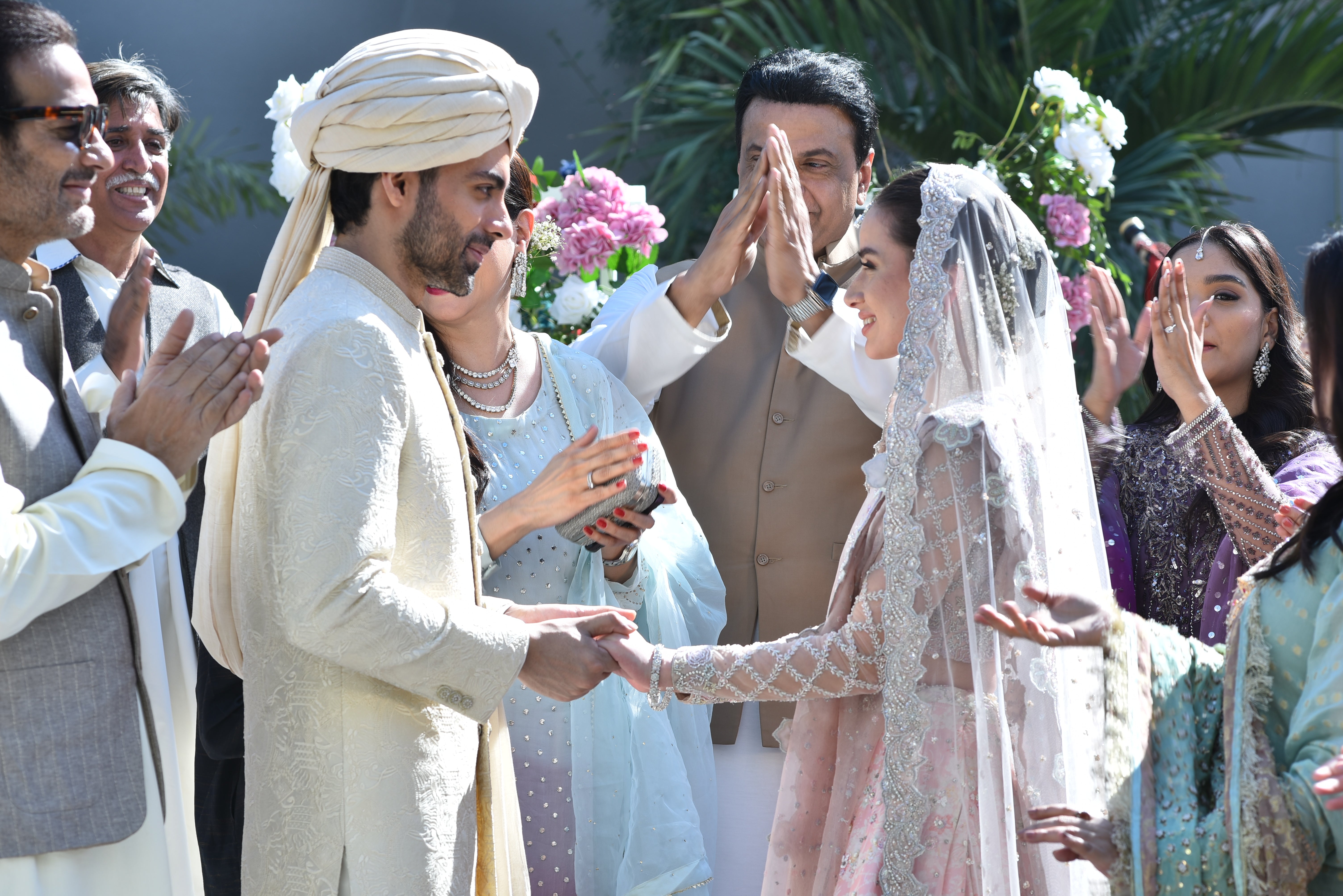 IVORY SHERWANI COLLAR AND BUTTON  EMBLESHMENT