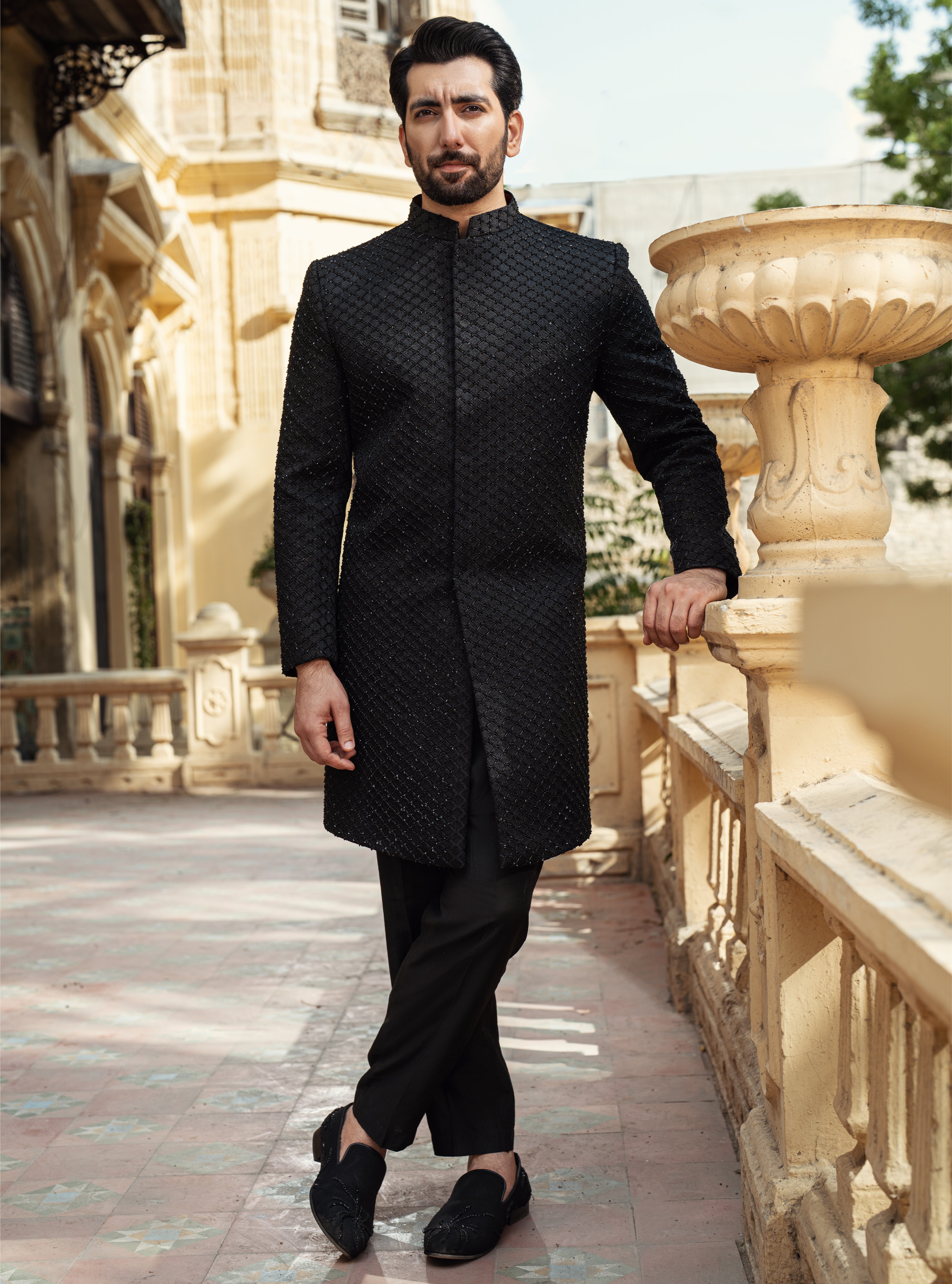 Black Diamond Sherwani