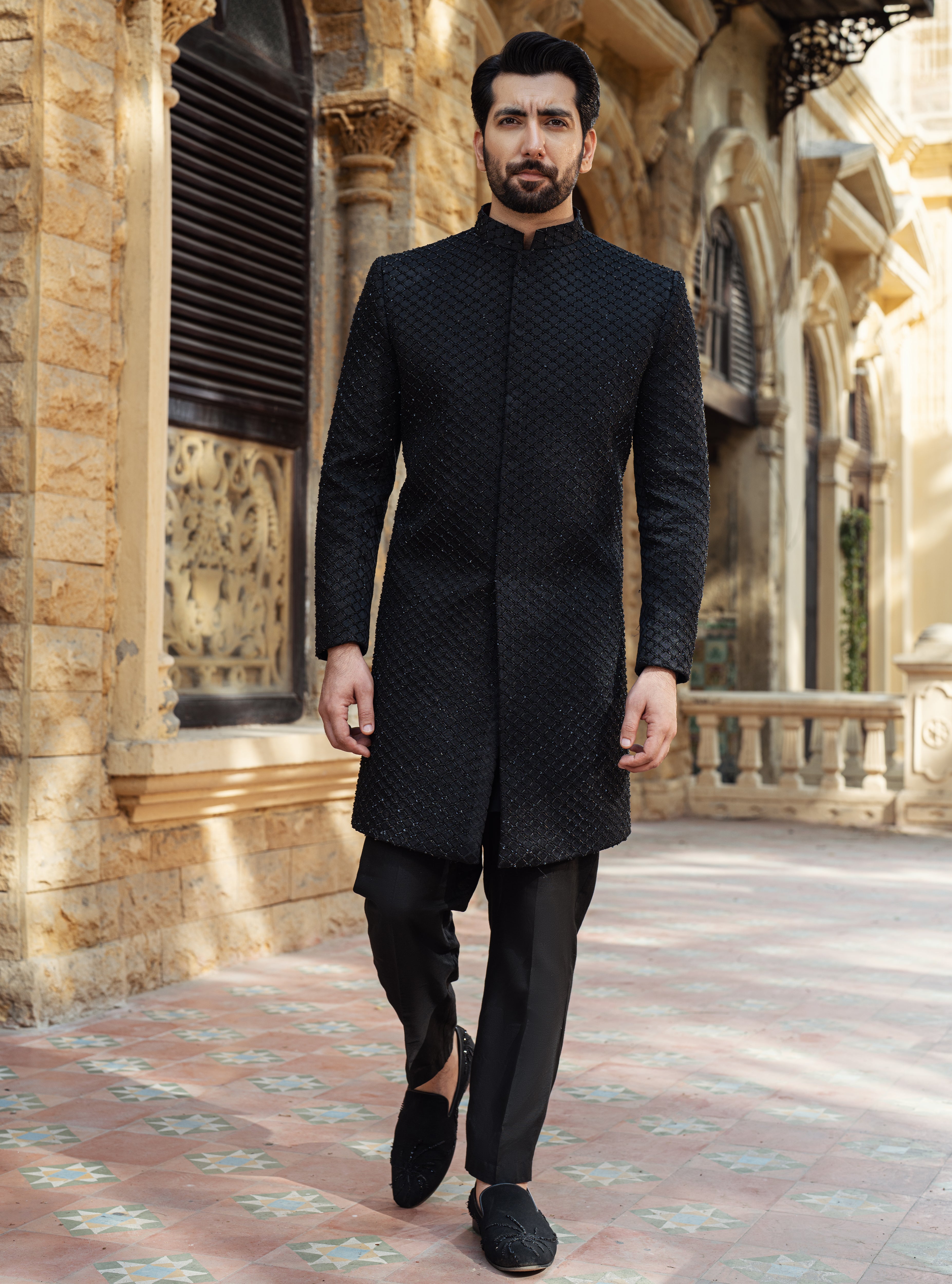 Black Diamond Sherwani