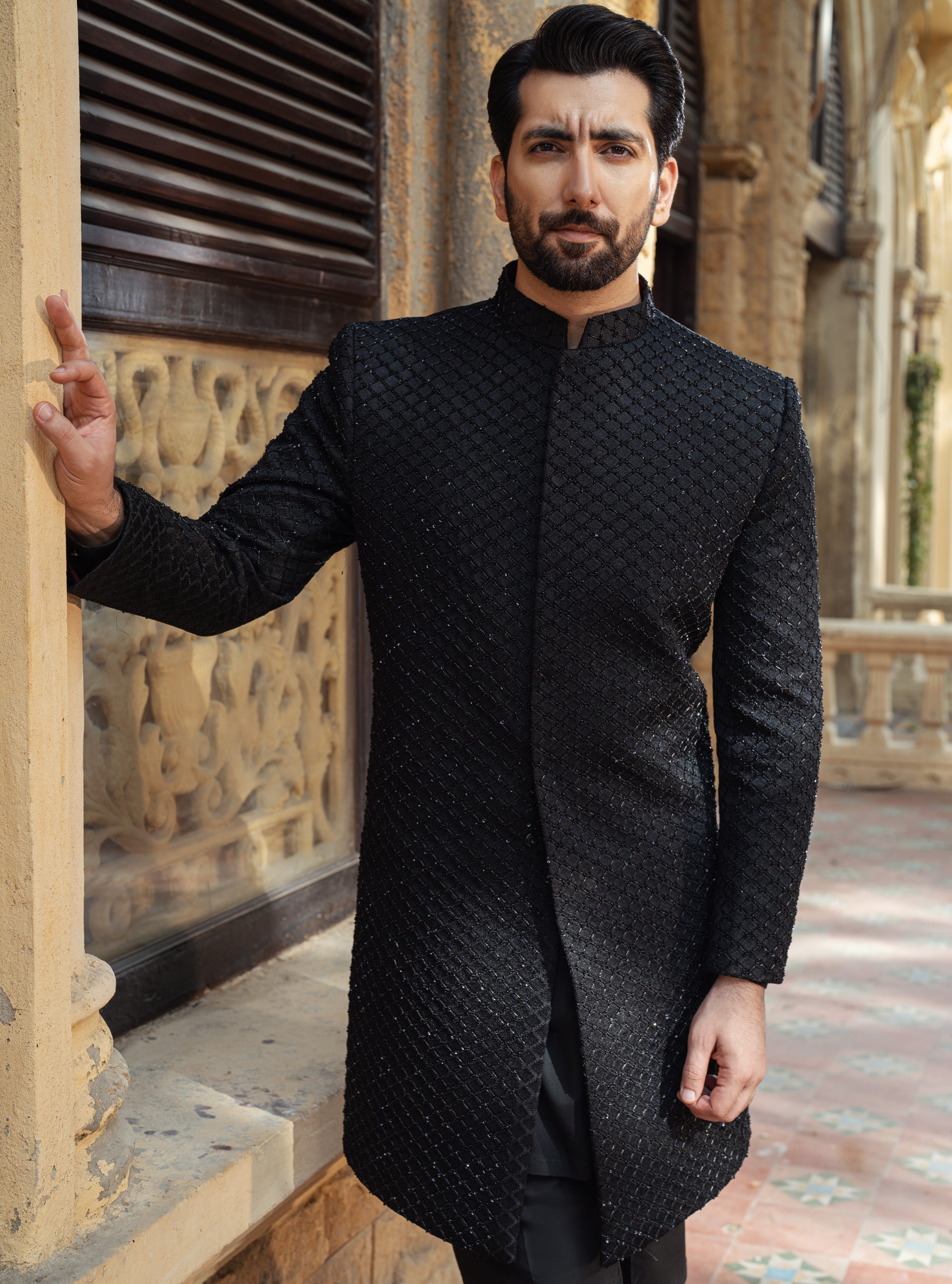 Black Diamond Sherwani