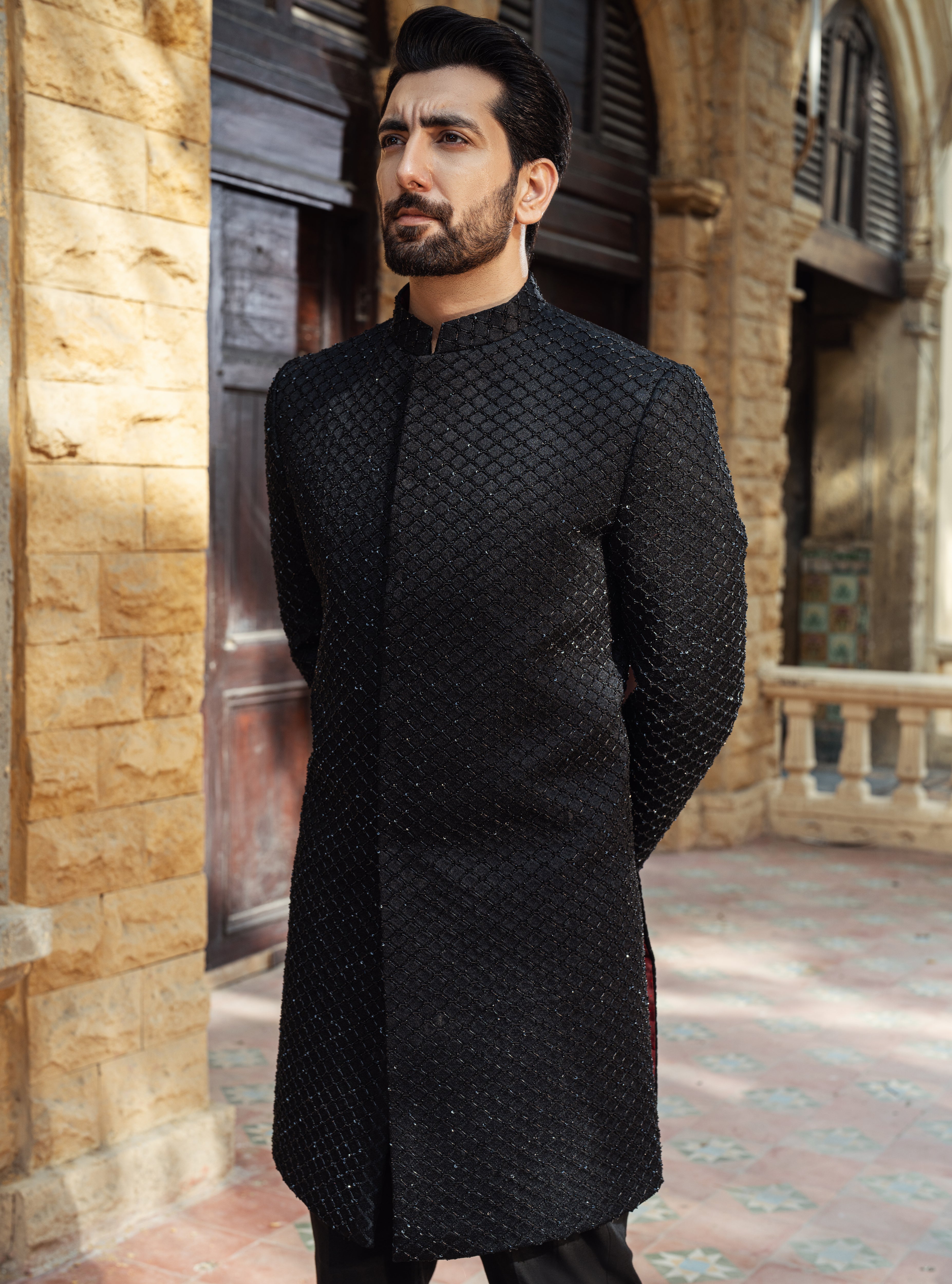 Black Diamond Sherwani