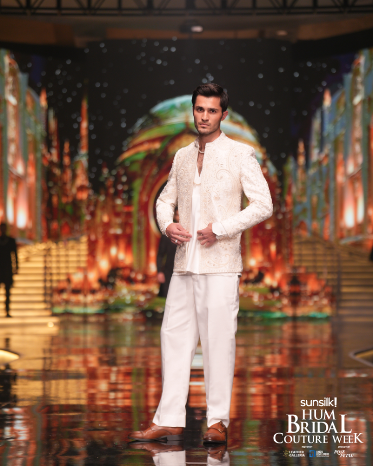White Luxe Embellished Princecoat