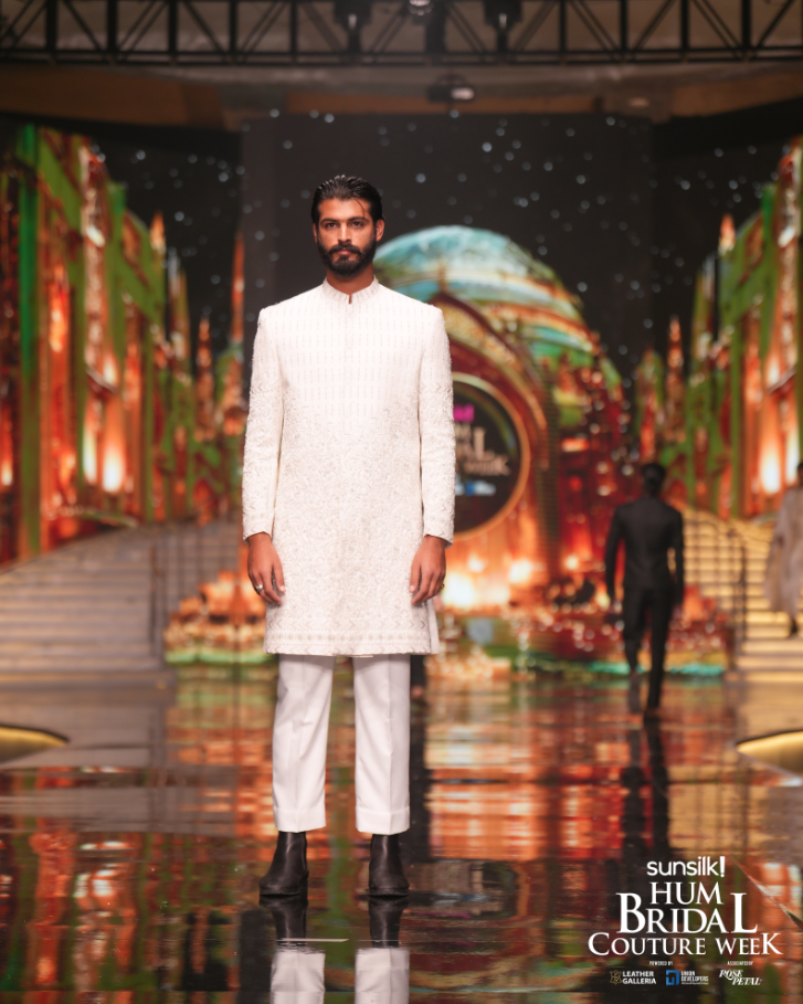 Ivory Luxe Embellished Sherwani