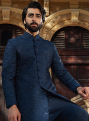 Attractive blue Sherwani