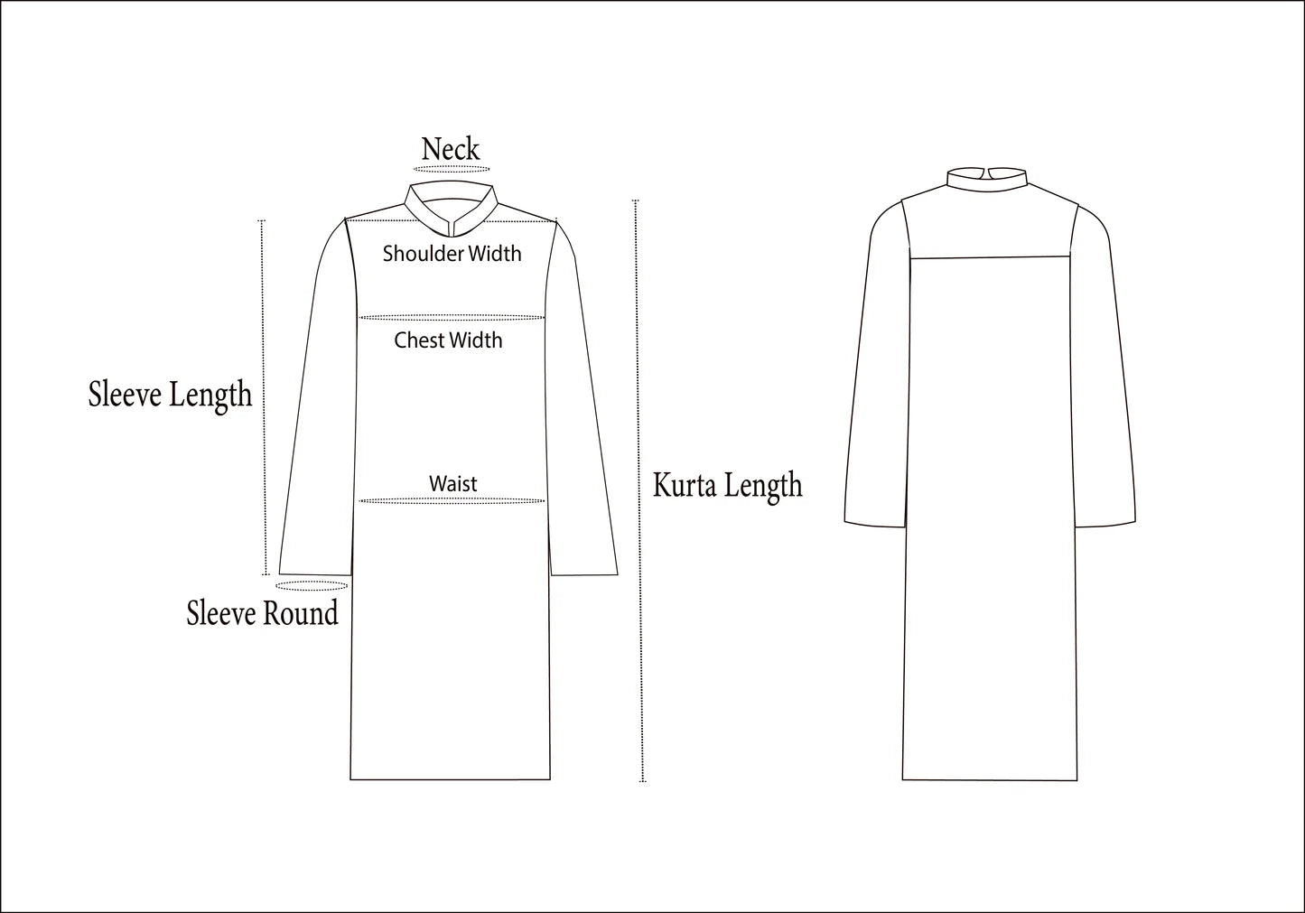 Kurta Trouser — Stitching Only.