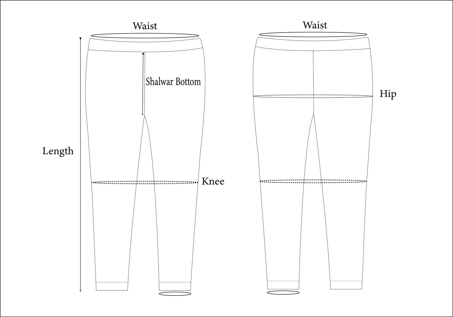 Shalwar Kameez — Stitching Only.