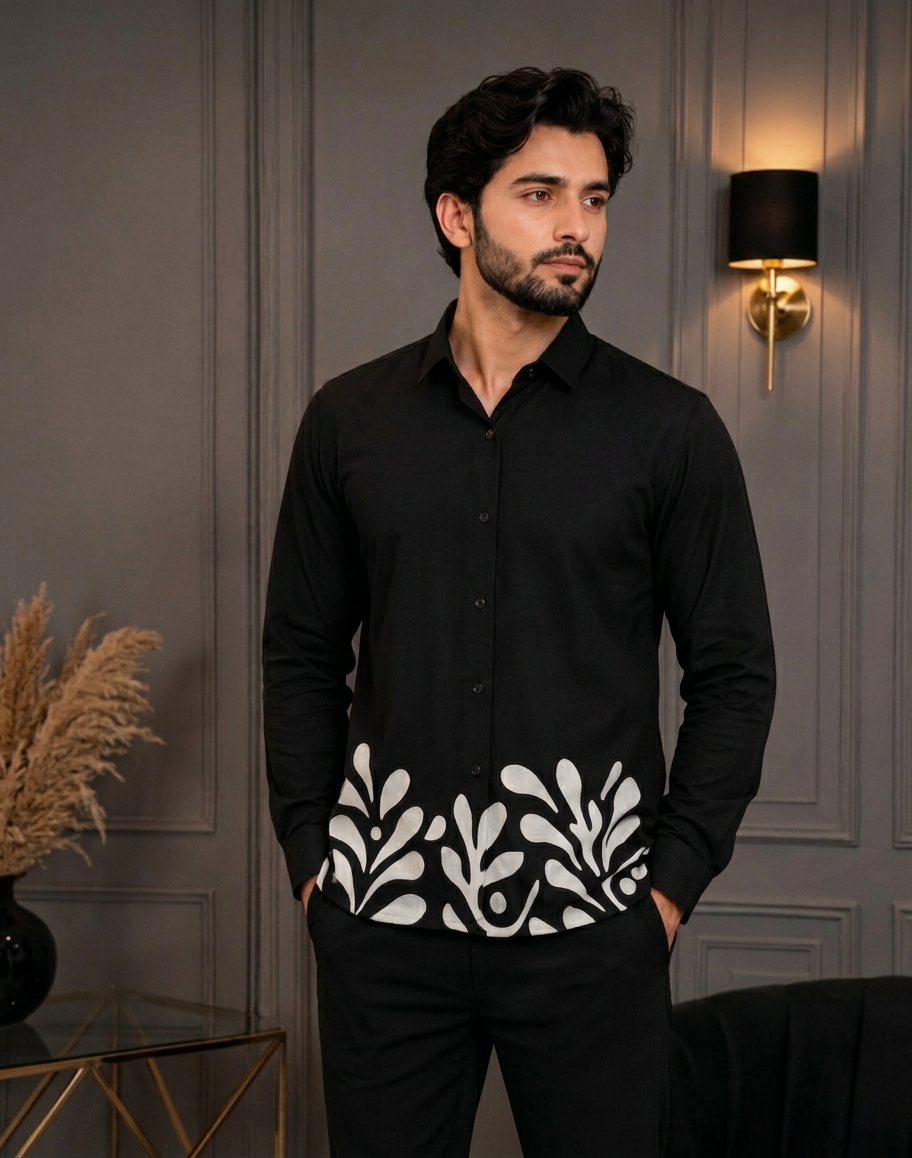 Noir Botanica Shirt.