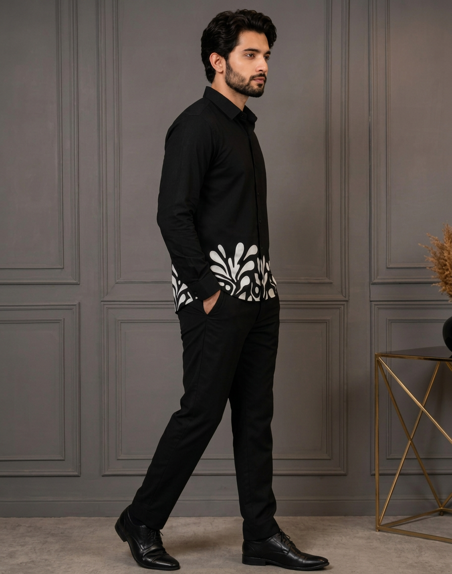 Noir Botanica Shirt.
