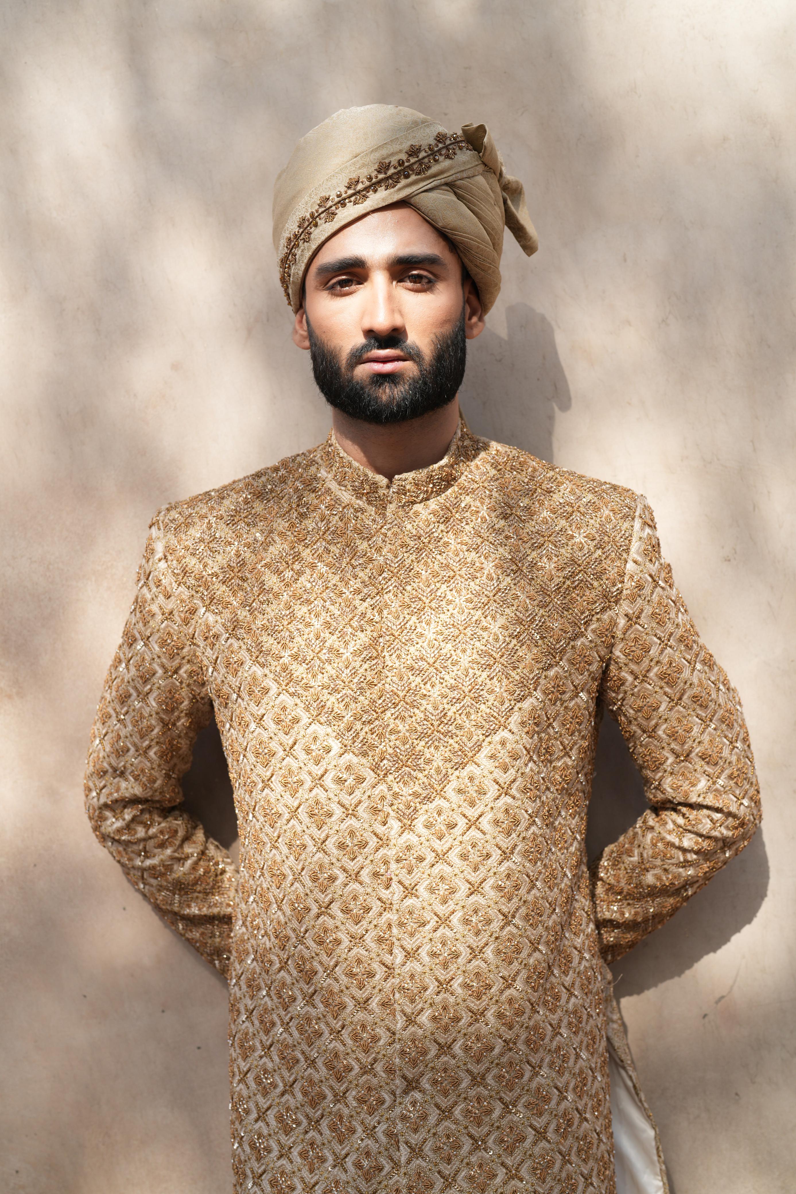 SHERWANI brown