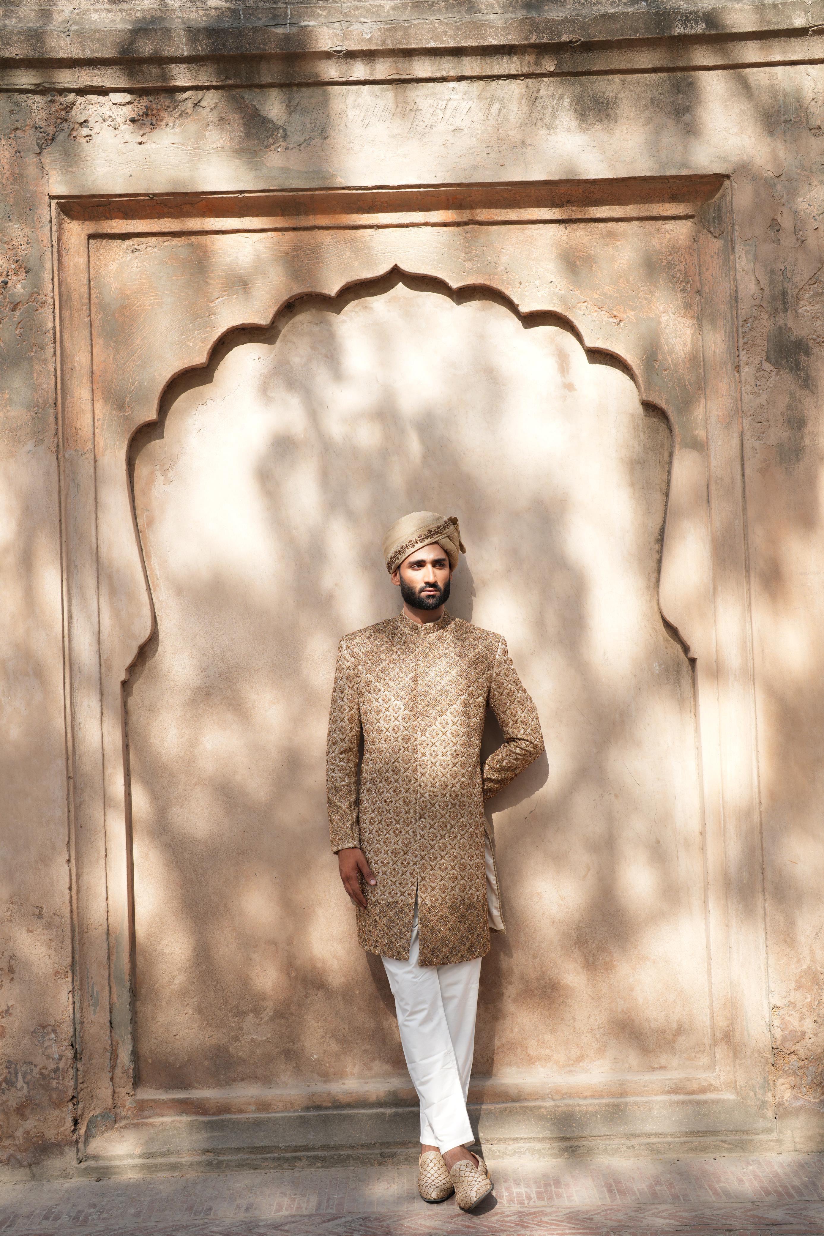 SHERWANI brown
