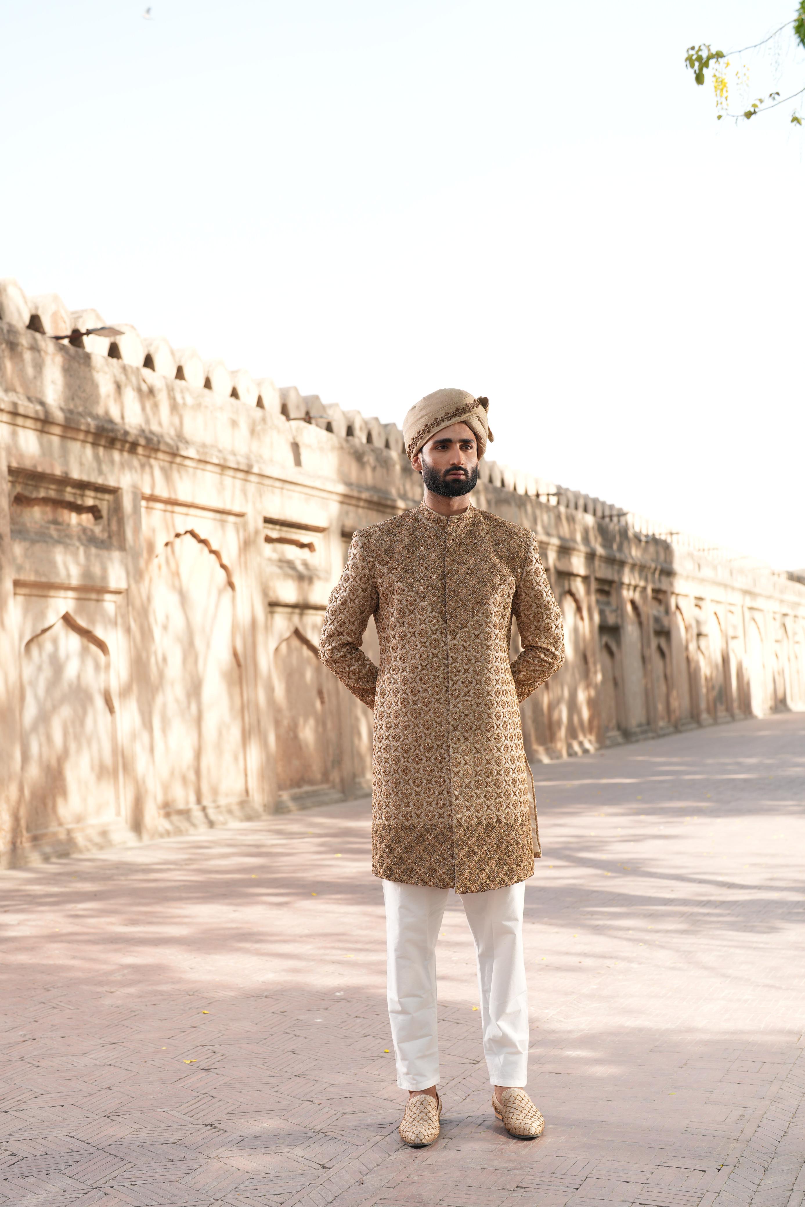 SHERWANI brown