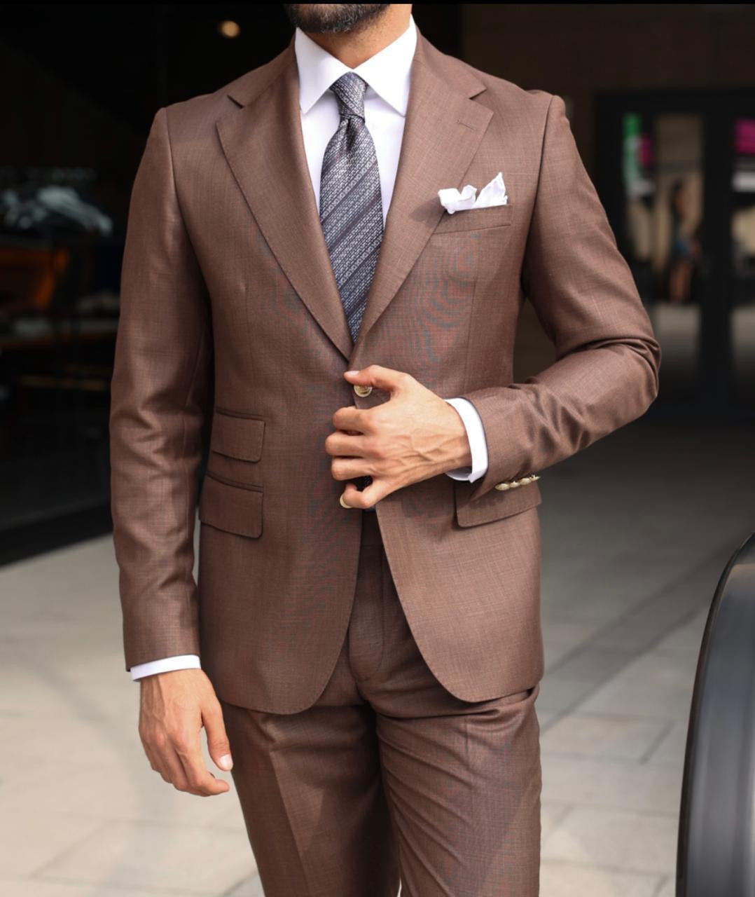 Bronze Ochre Suit.