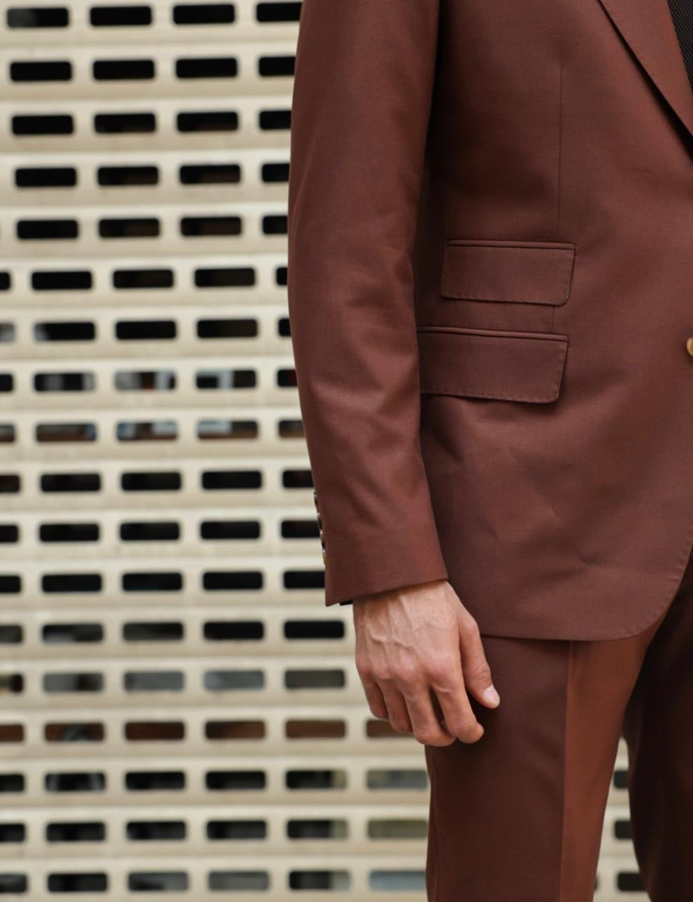 Brown Two-Piece Suit.