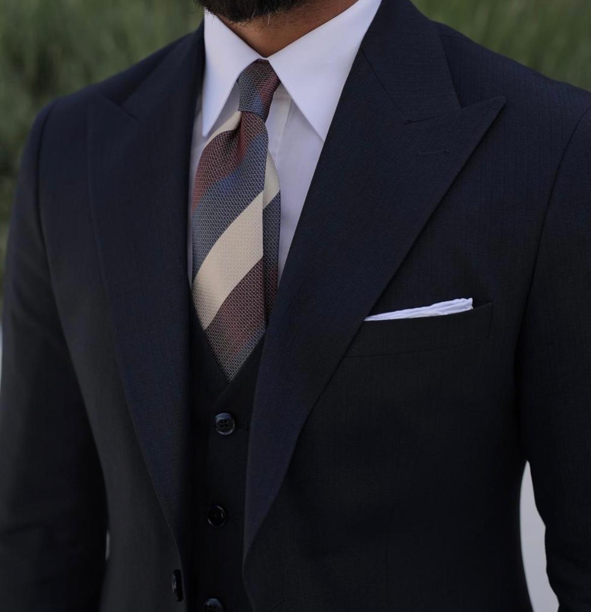 Deep Ocean Blue Suit.