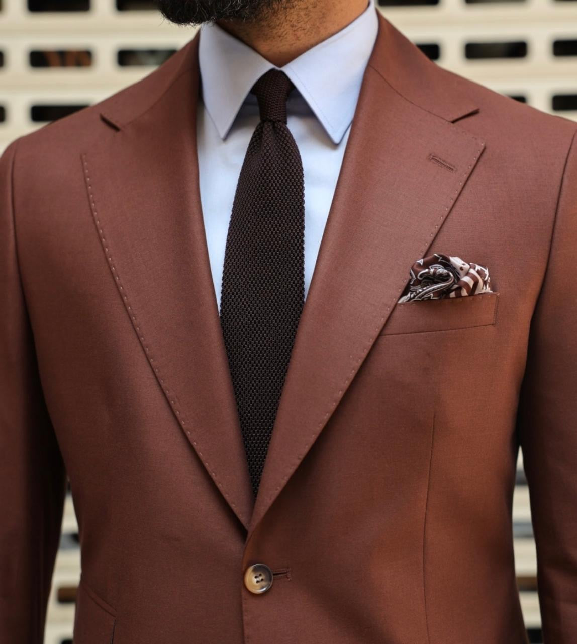 Brown Two-Piece Suit.
