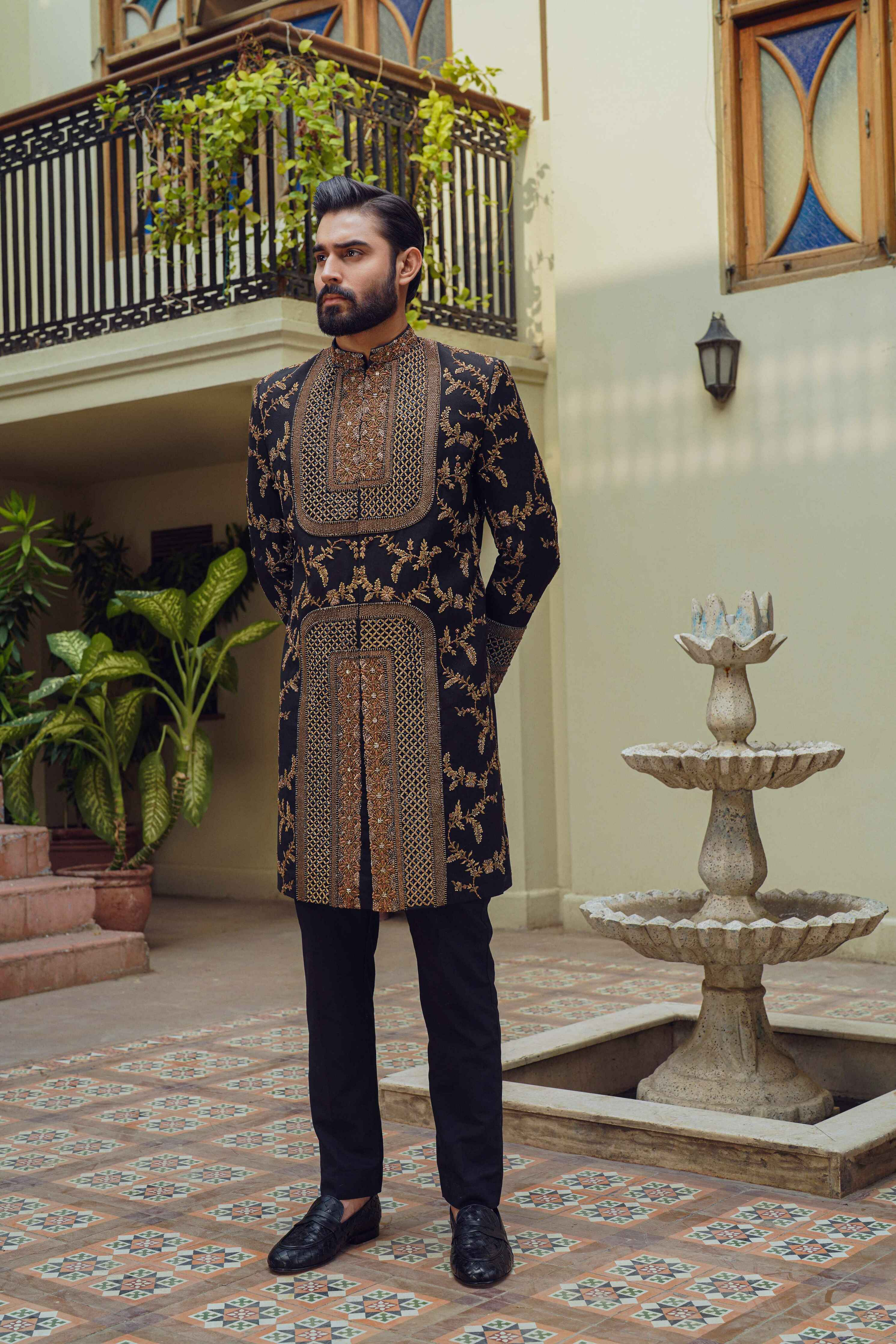 Copper Luxe Sherwani