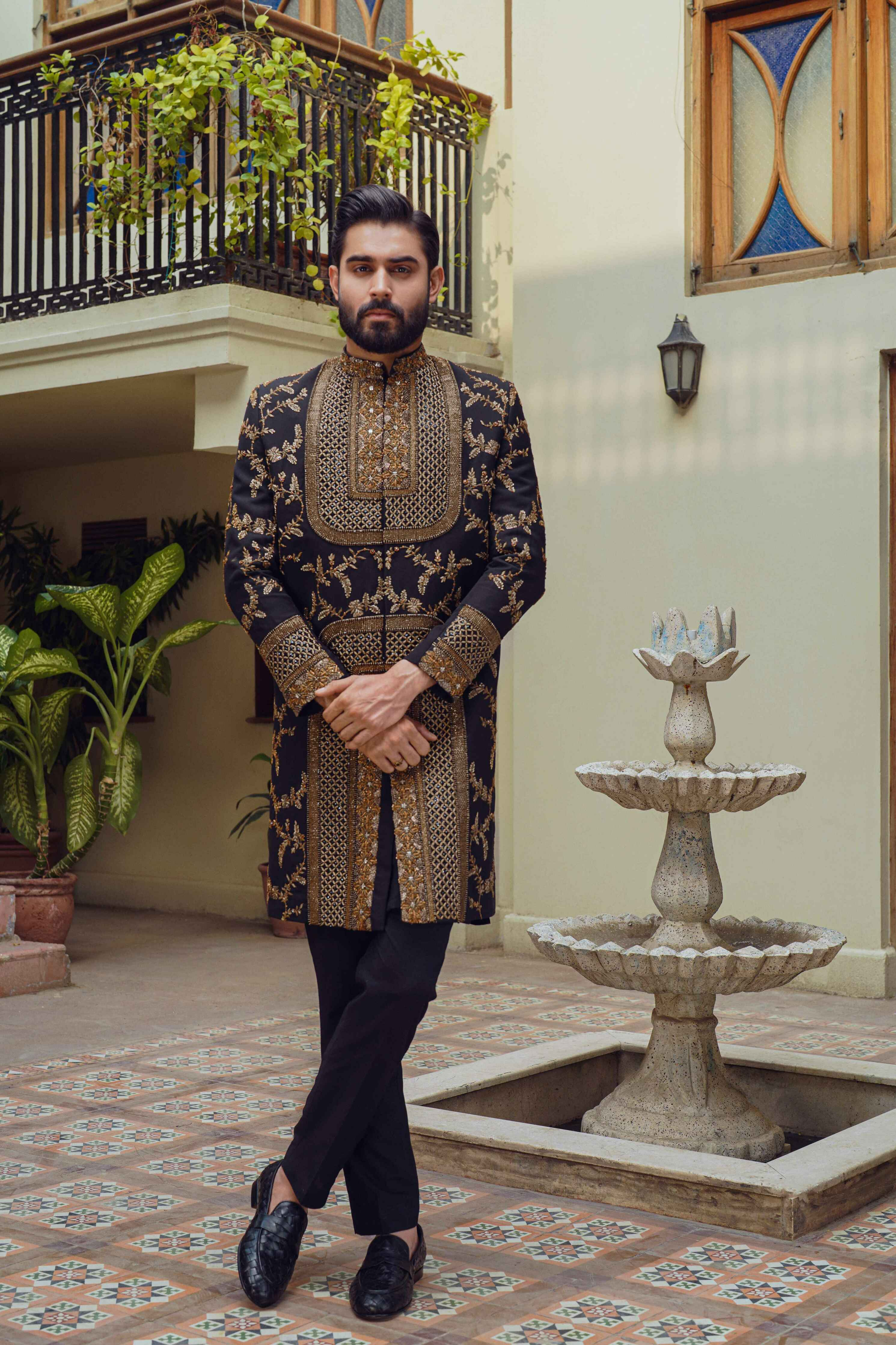 Copper Luxe Sherwani