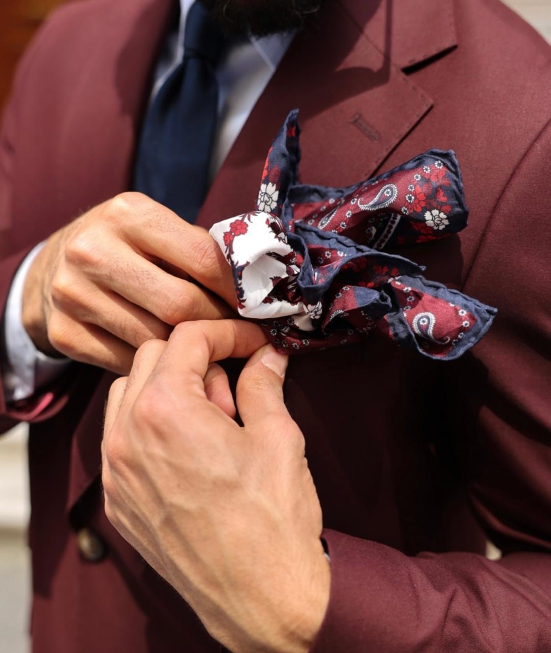 The Royal Maroon Suit.