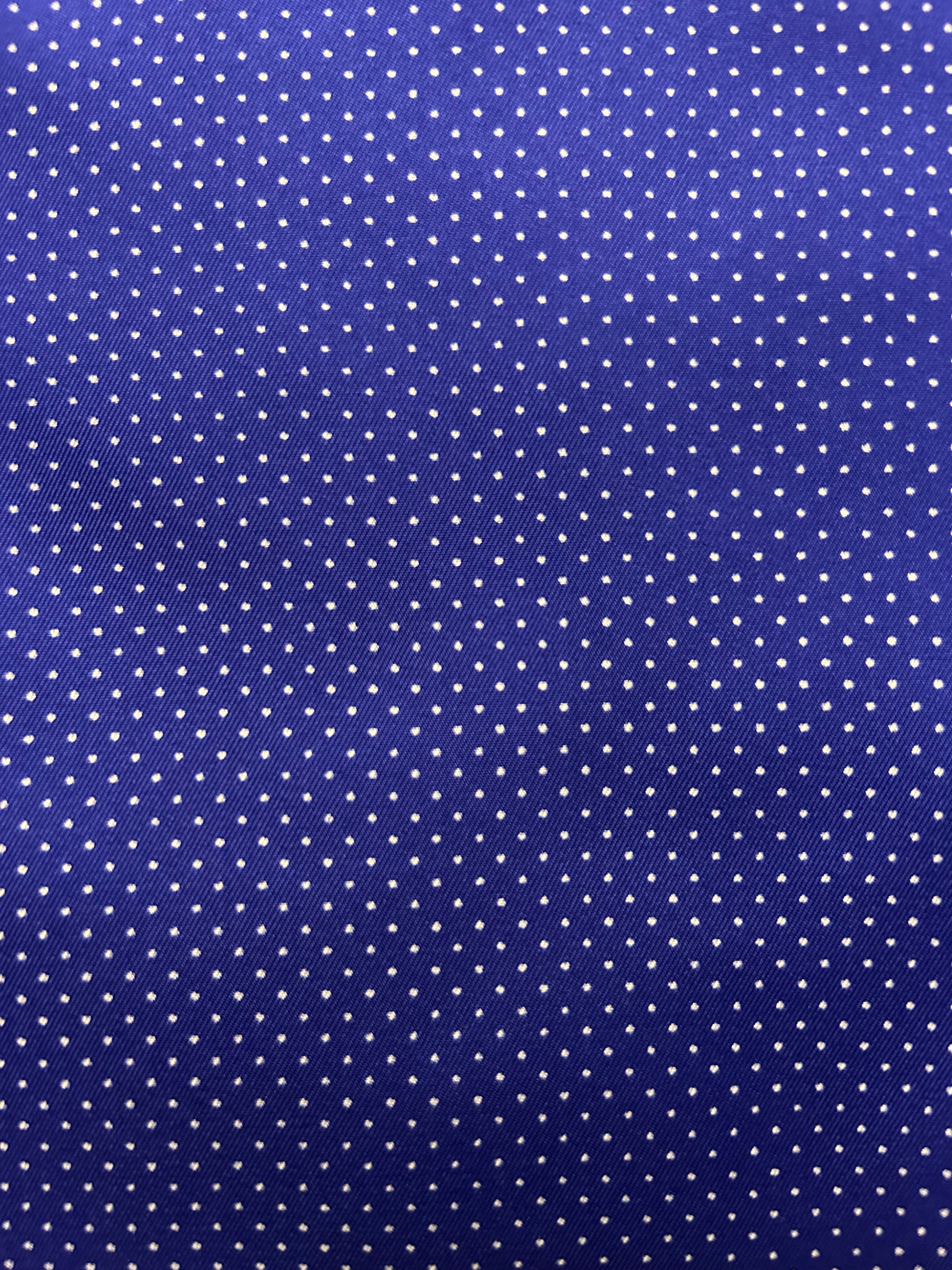 sleek royal blue pocket square