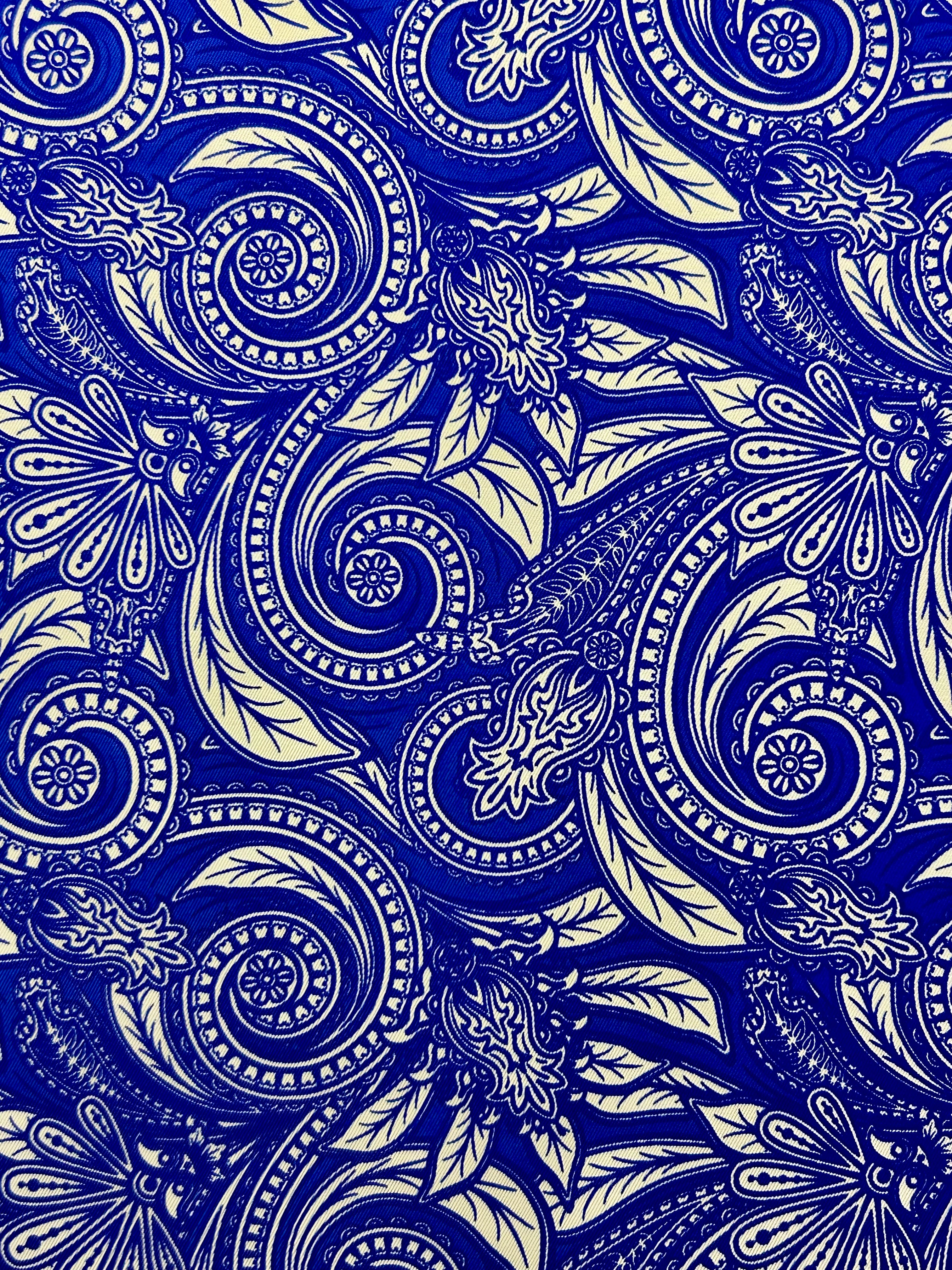 Royal Elegance Paisley Pocket Square