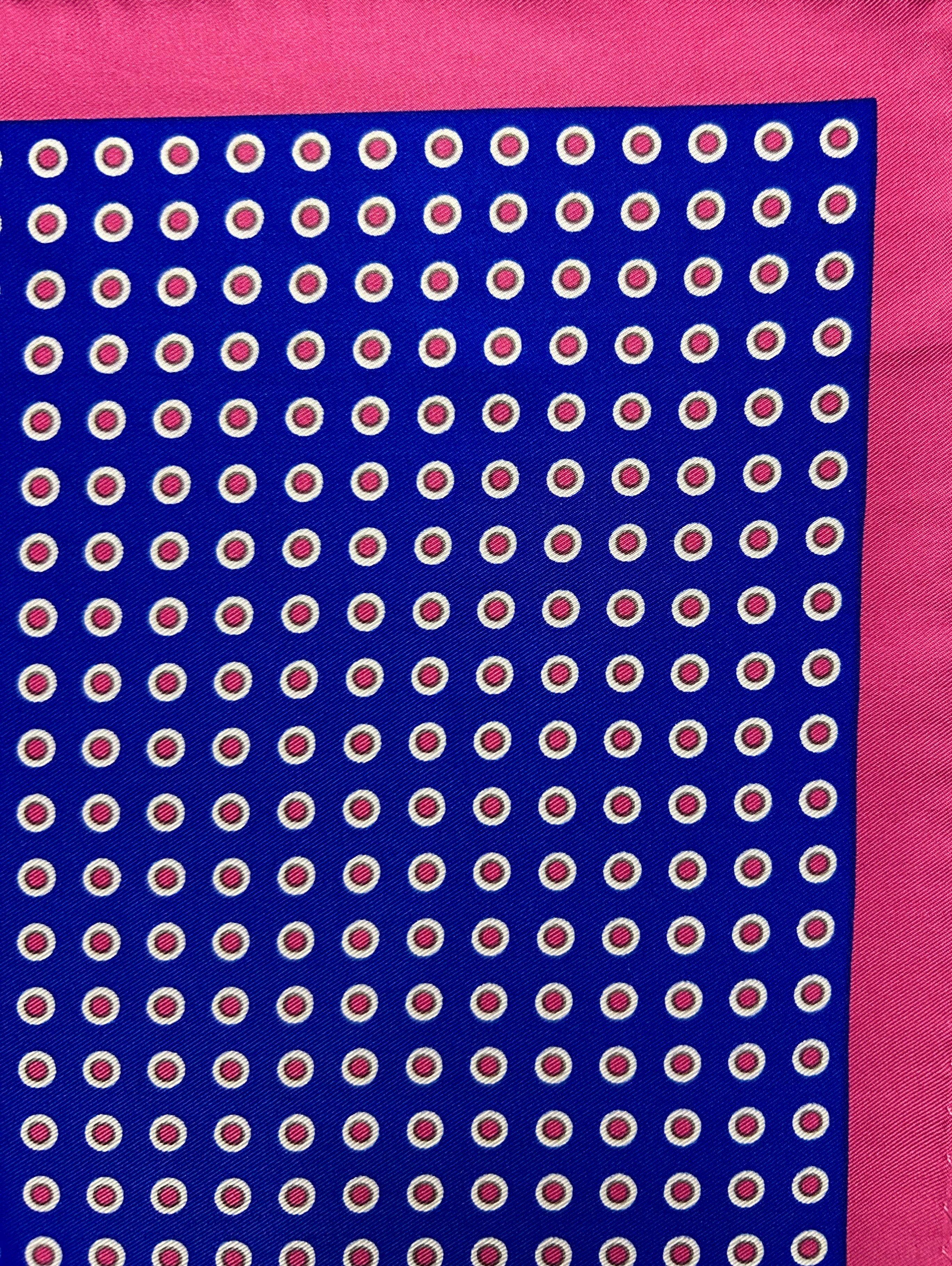 Blueberry Charm Pocket Square