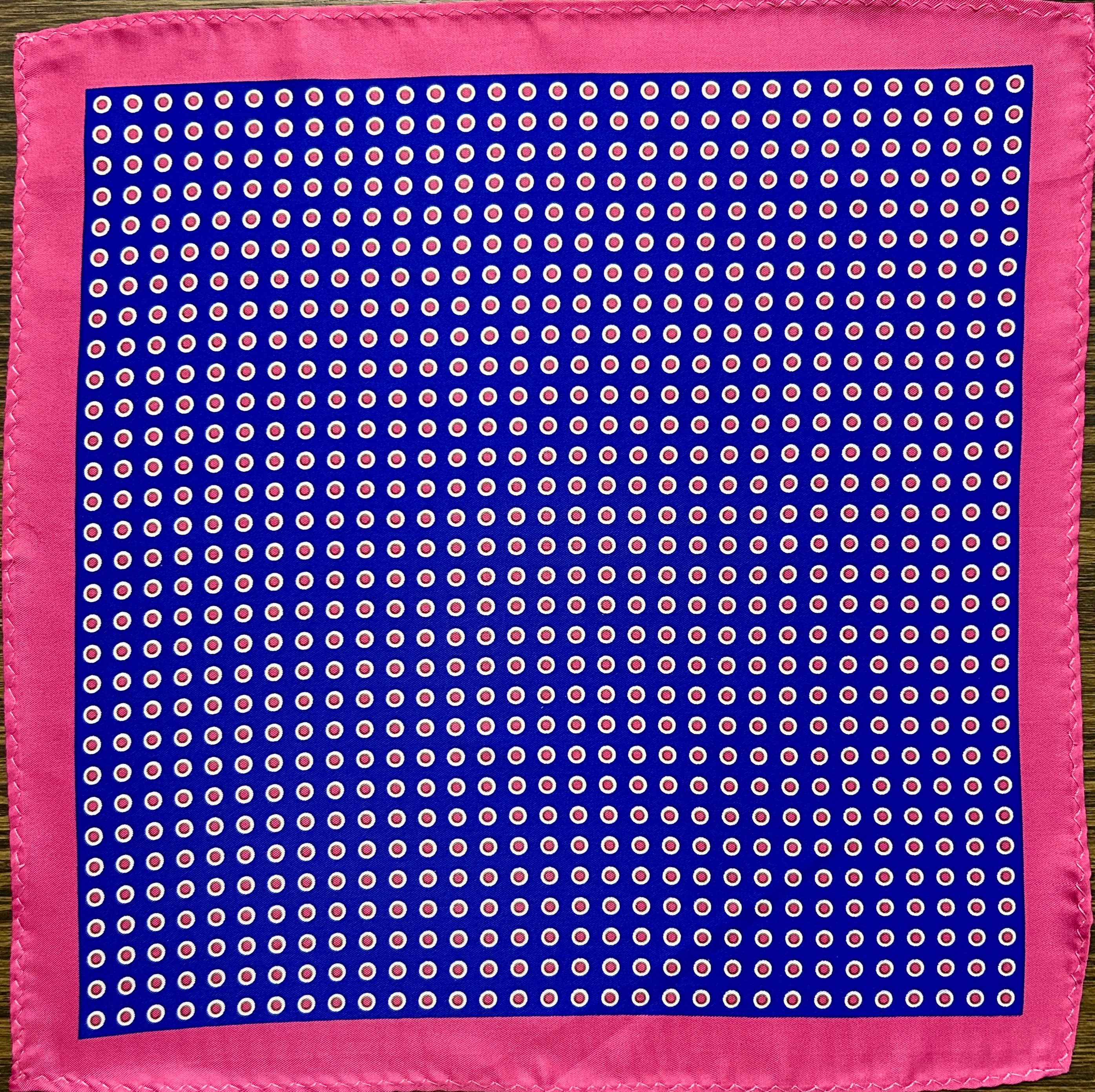 Blueberry Charm Pocket Square