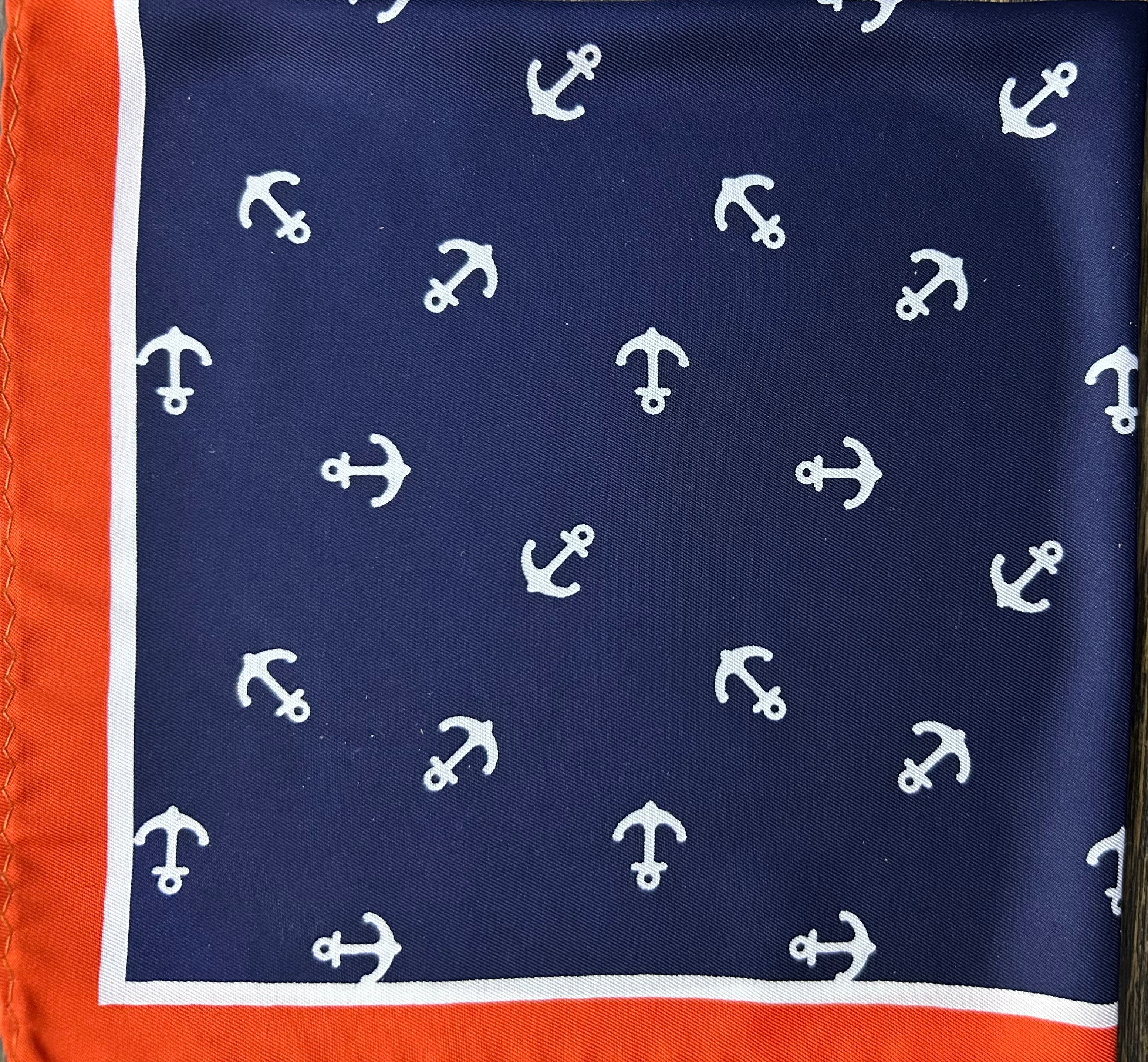 Admiral Blue Pocket Square