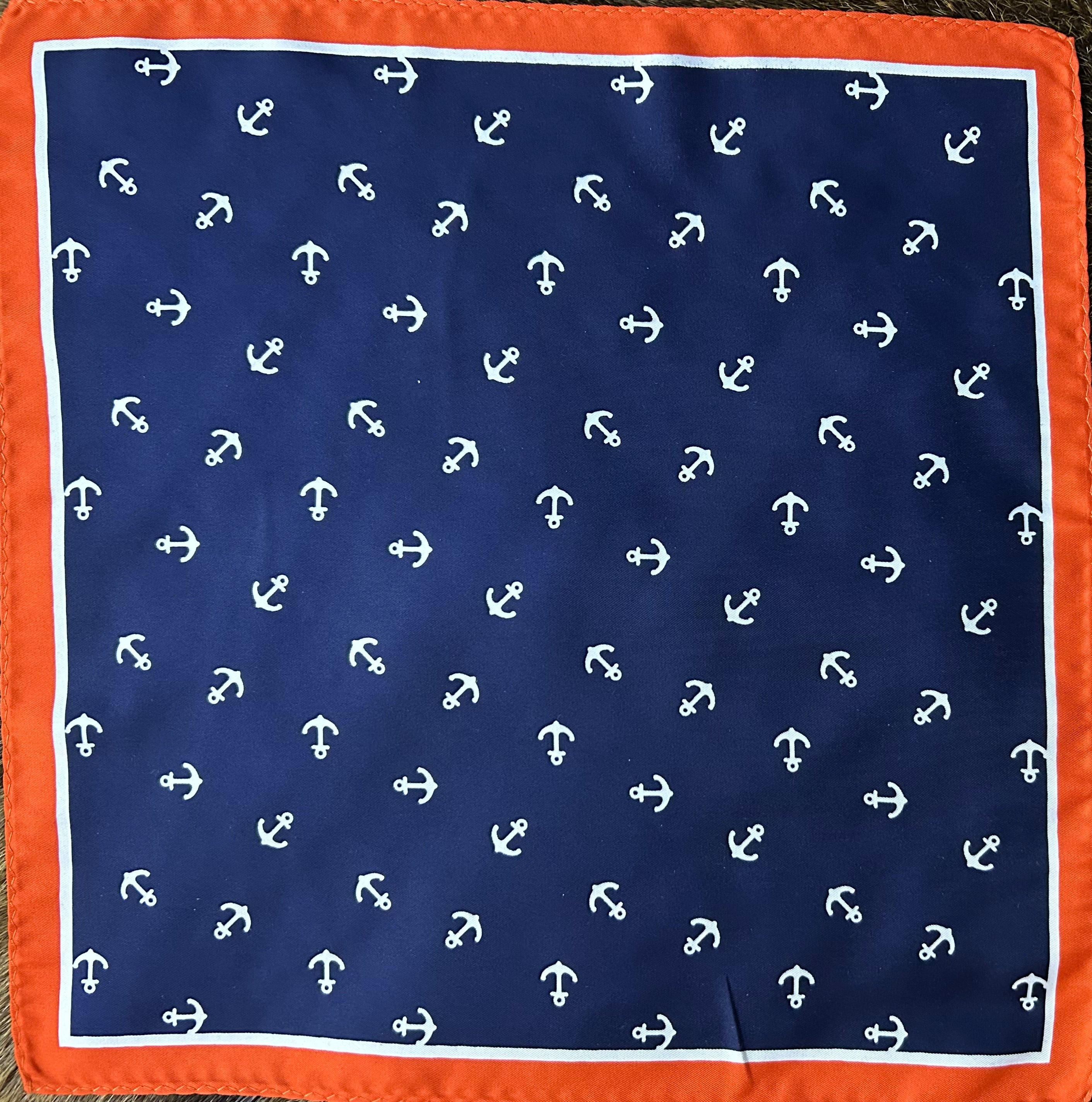 Admiral Blue Pocket Square