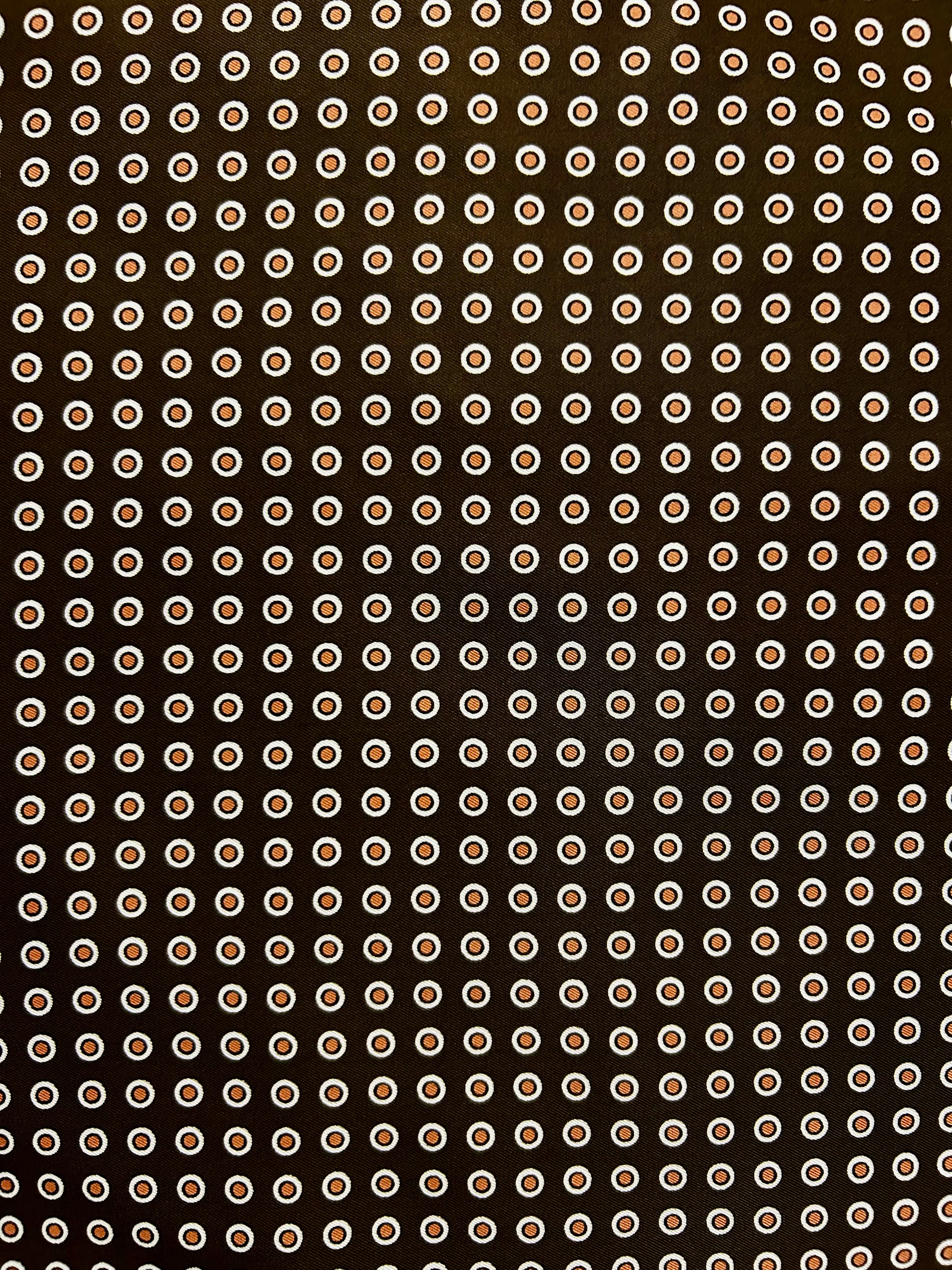 Mocha Classic Dot Pocket Square