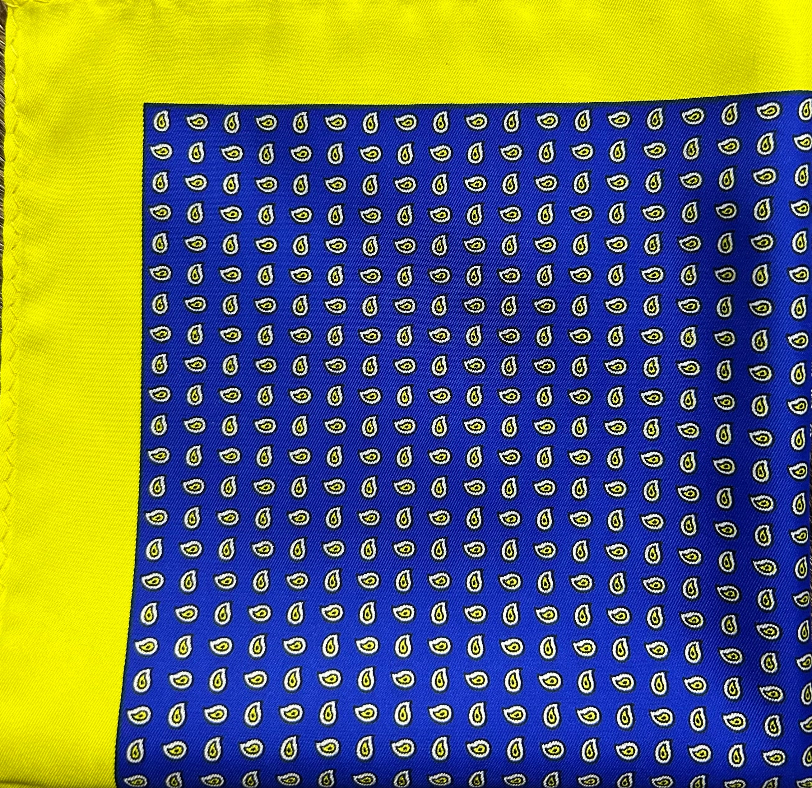 royal blue pocket square