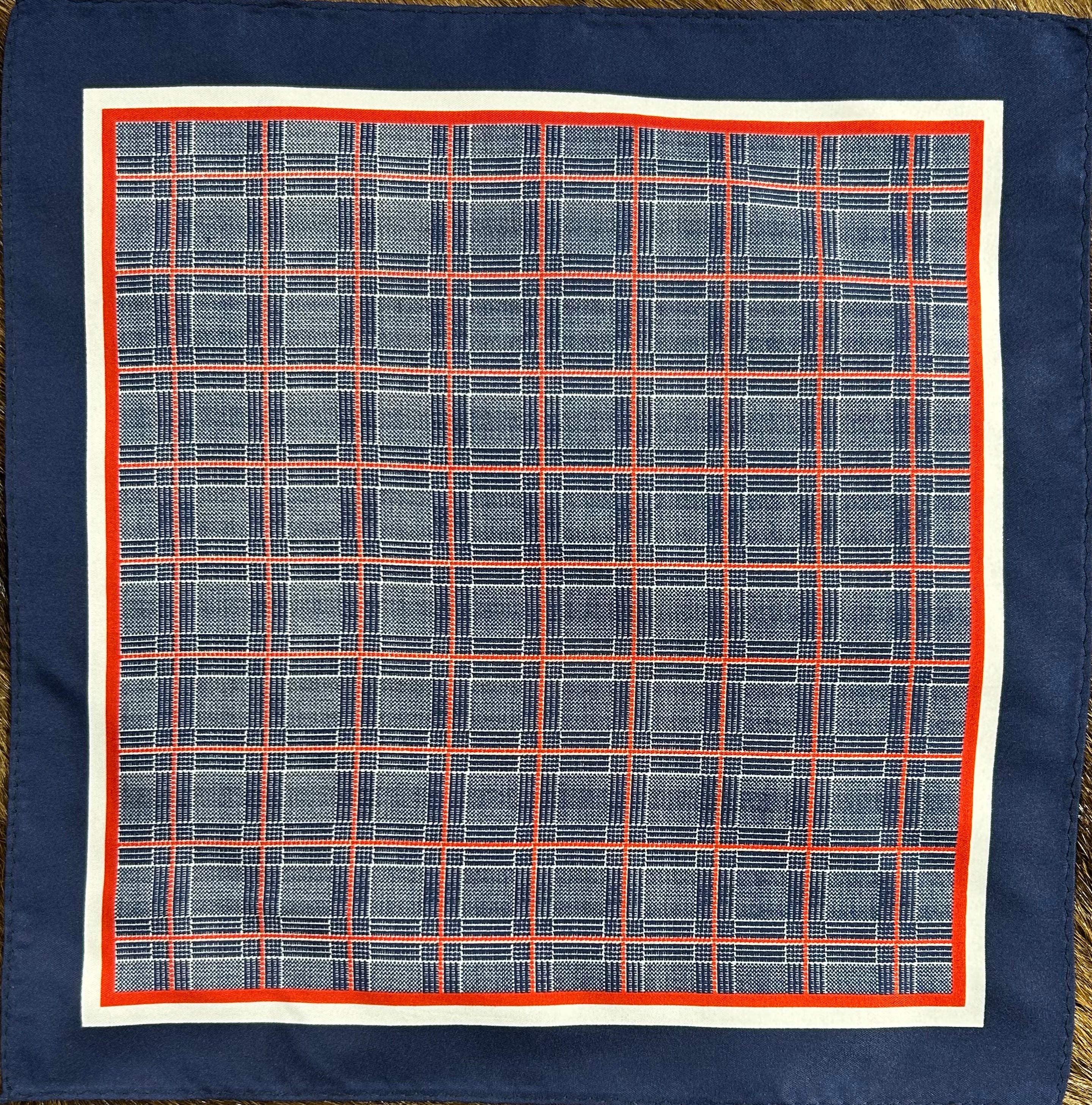 Oxford Check Classic Pocket Square