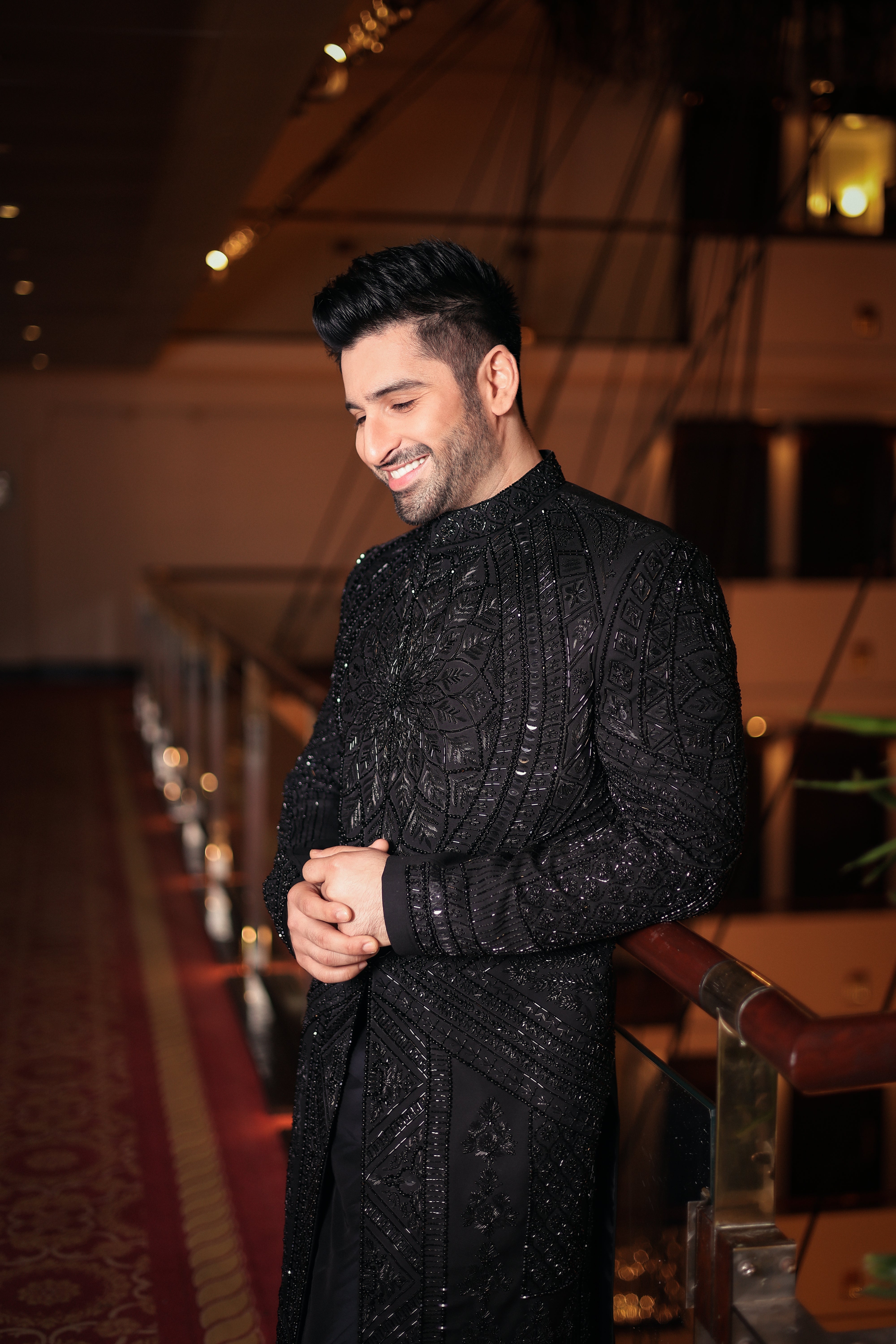 Noir Royale Embellished Sherwani