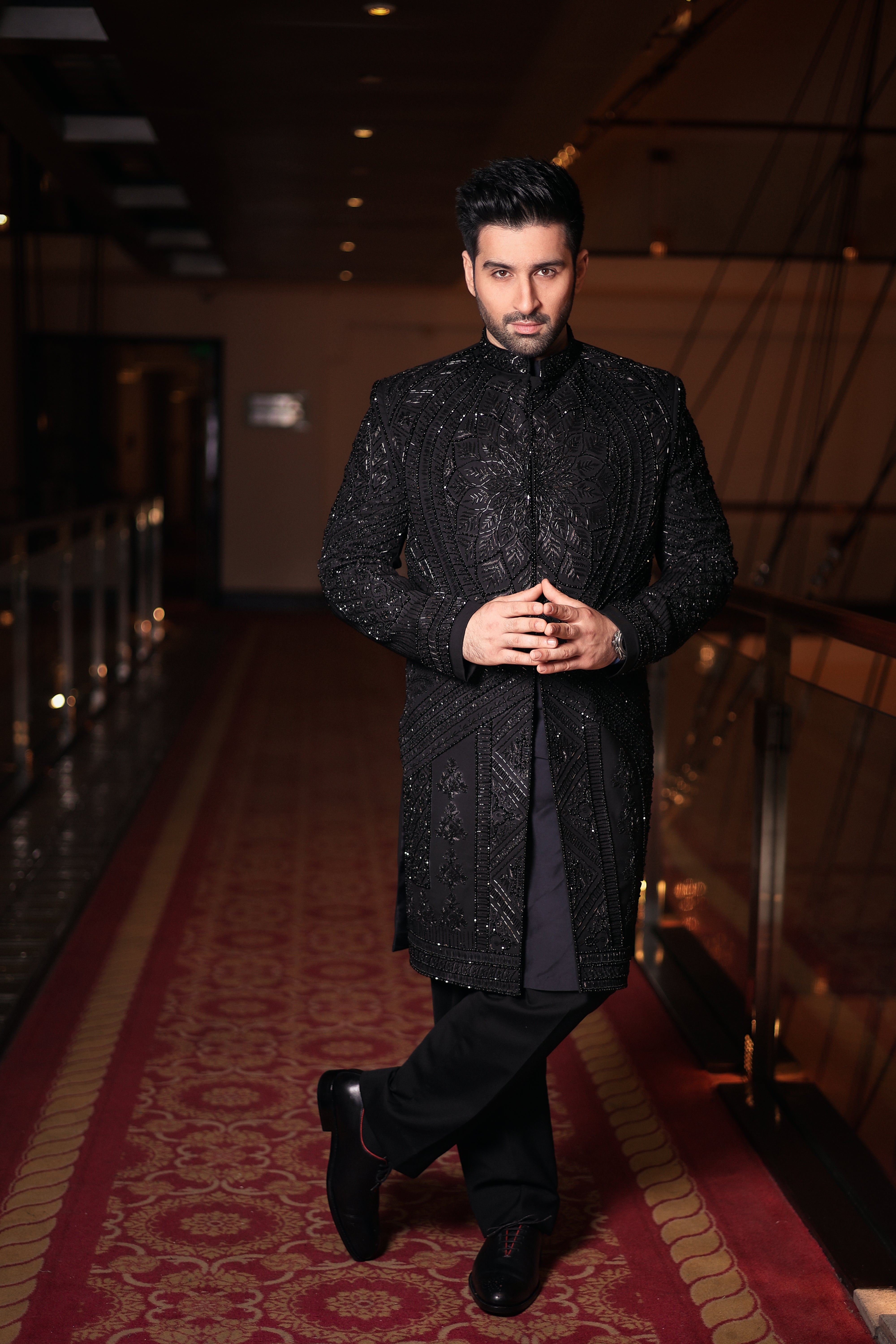 Noir Royale Embellished Sherwani