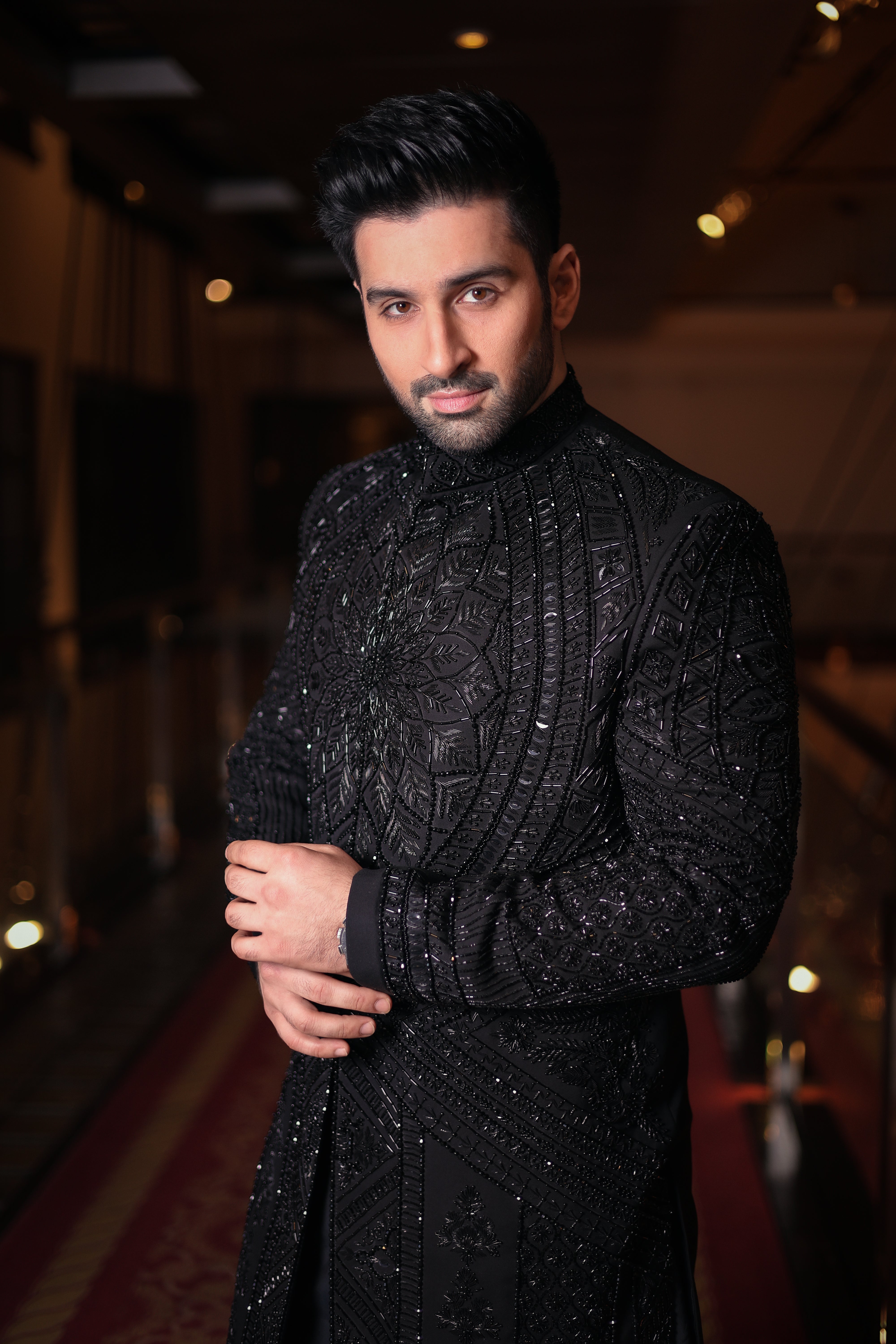 Noir Royale Embellished Sherwani