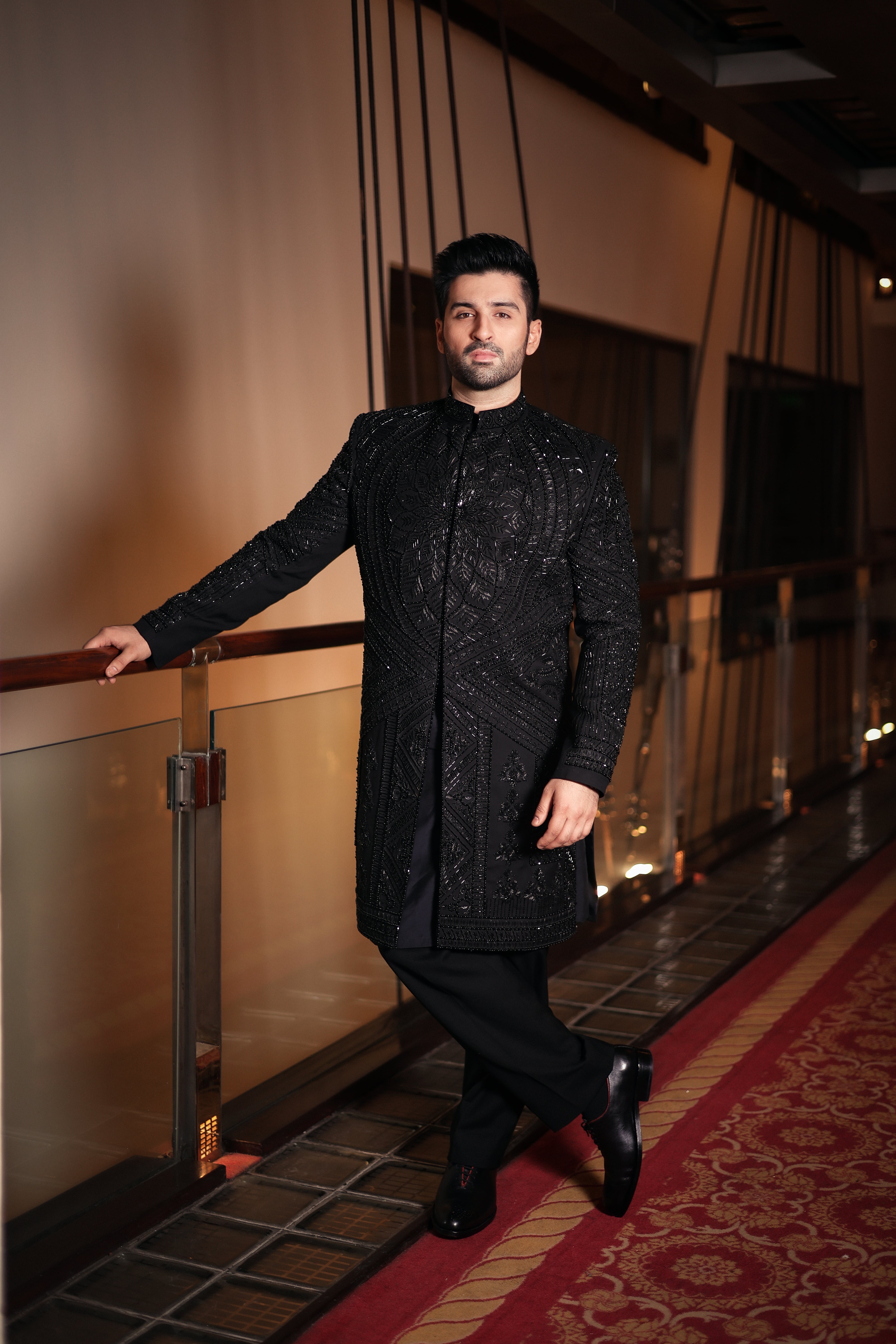 Noir Royale Embellished Sherwani