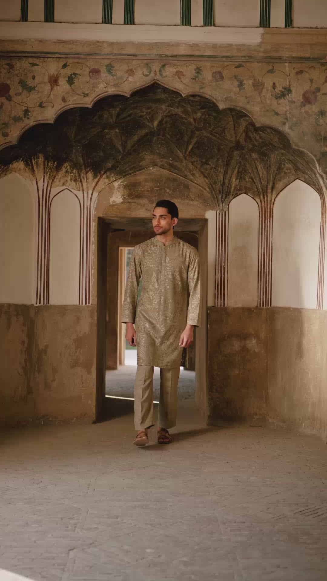 Antique Copper Kurta Trouser