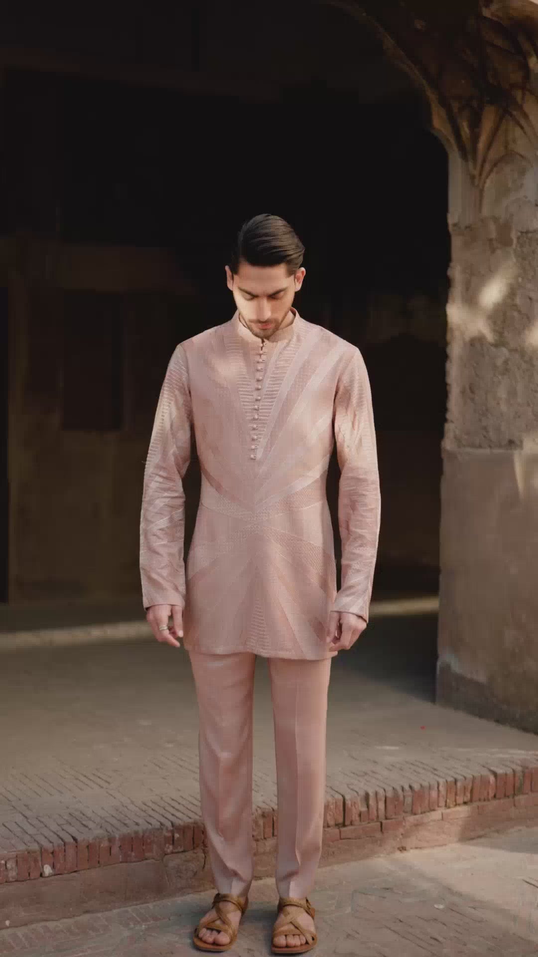 Kashmiri Blush Kurta Trouser