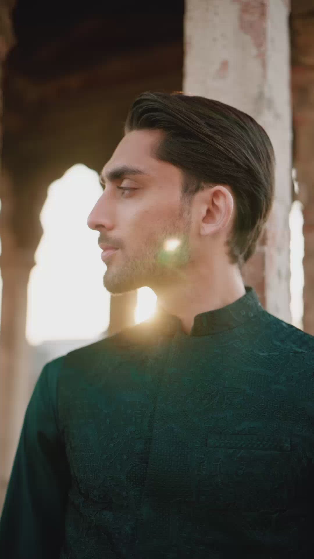 Emerald Silk Waistcoat