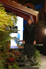 Black Velvet Sherwani