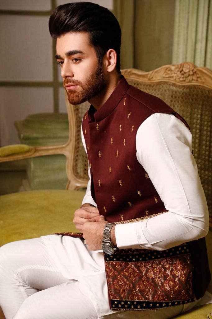 Maroon Waistcoat