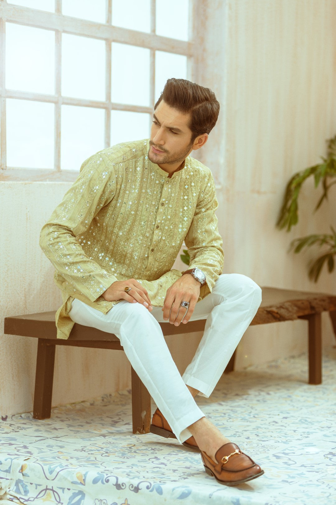 Pista Green Kurta Pajama