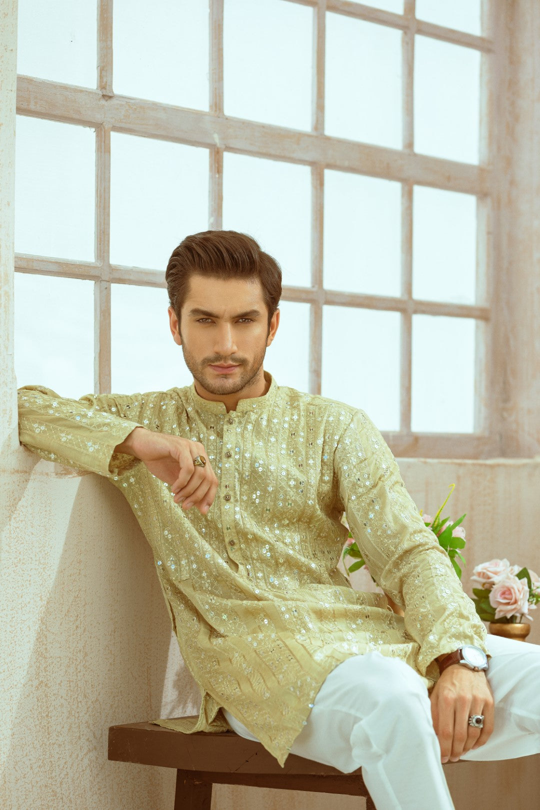 Pista Green Kurta Pajama