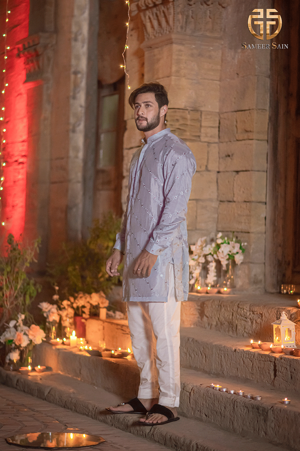 SKY BLUE KURTA AND TROUSER