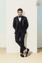 Classic Black Tuxedo Suits