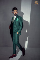 Green Texture Suit