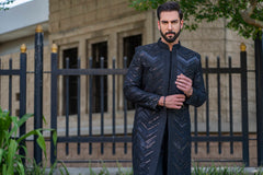 Black zic zed sherwani